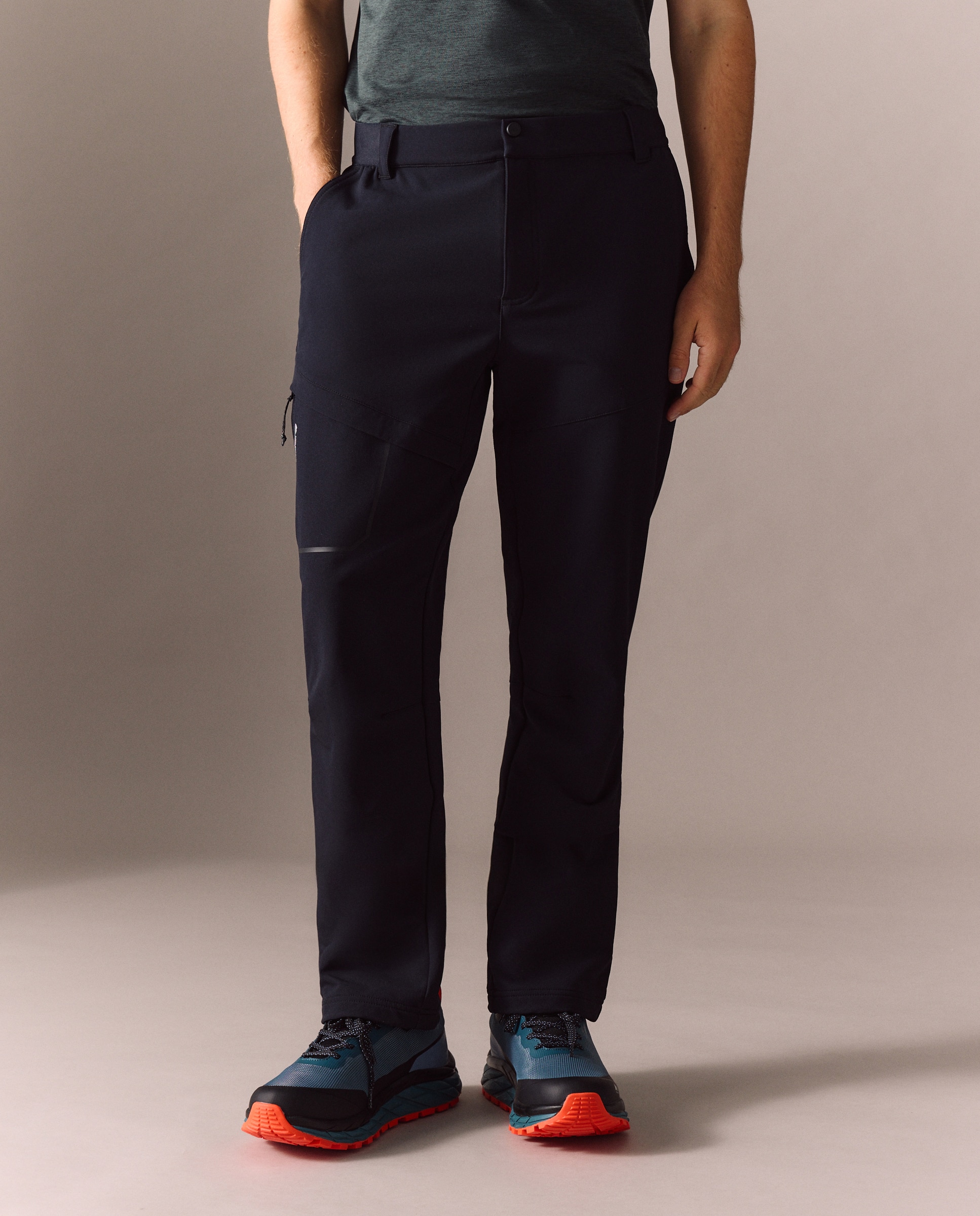 Pantalón largo de montaña de Mountain Pro de hombre - Negro Negro-2