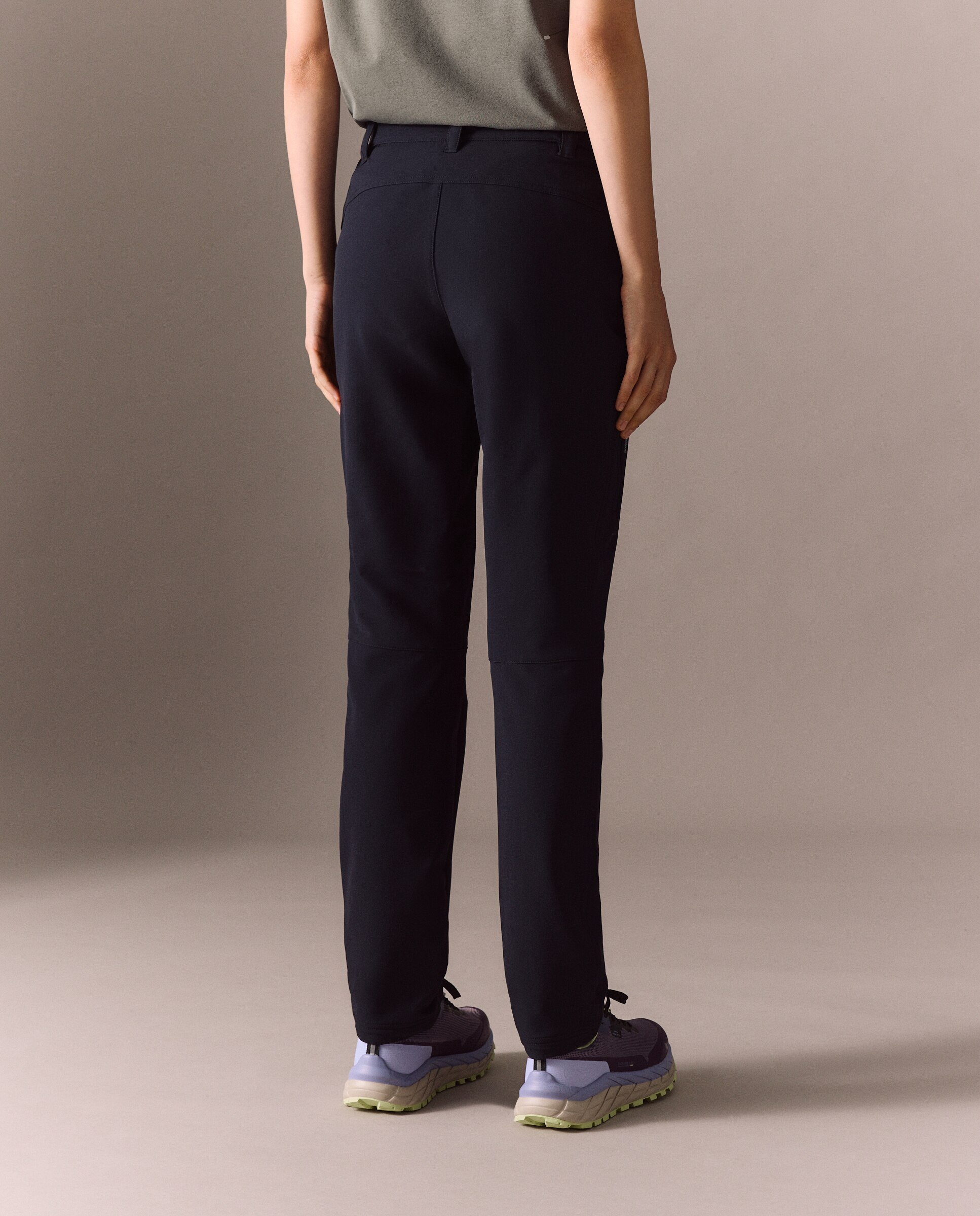 Pantalón largo de montaña de Mountain Pro de mujer - Negro Negro-3