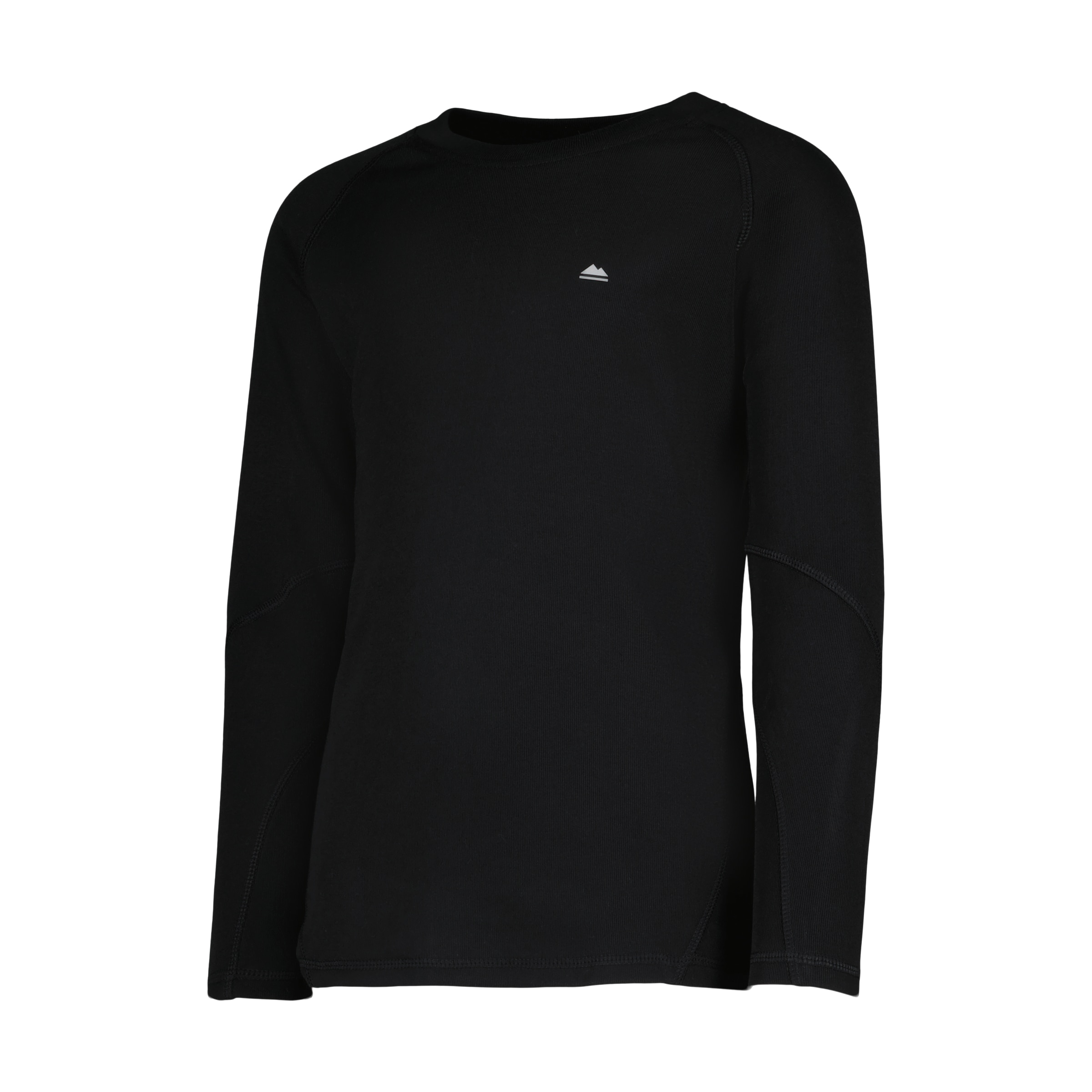 Camiseta térmica de montaña de niños Mountain Pro - Negro Negro-4