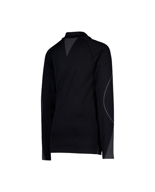 Camisola Interior Térmica Infantil com 1/2 Fecho de Correr Advance Plus Preto-2