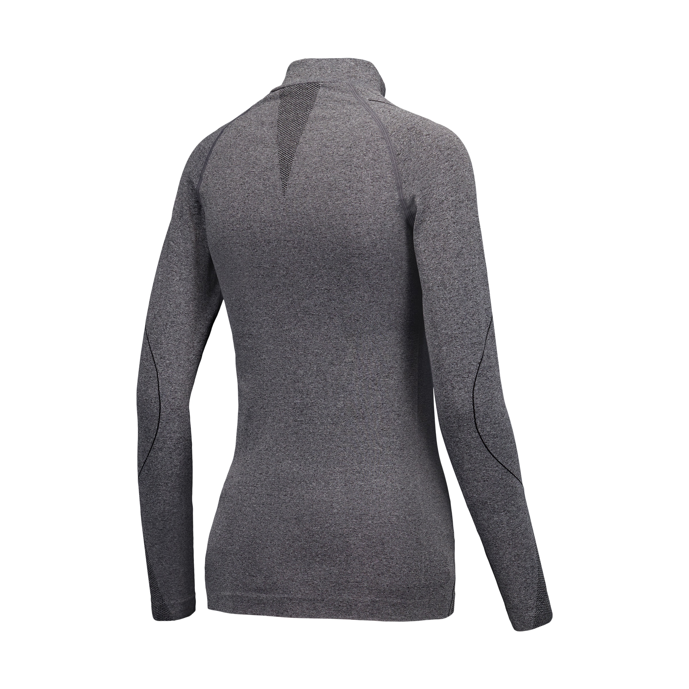 Camiseta térmica 1/2 cremallera Advance Plus de Mountain Pro de mujer - Gris Gris-5