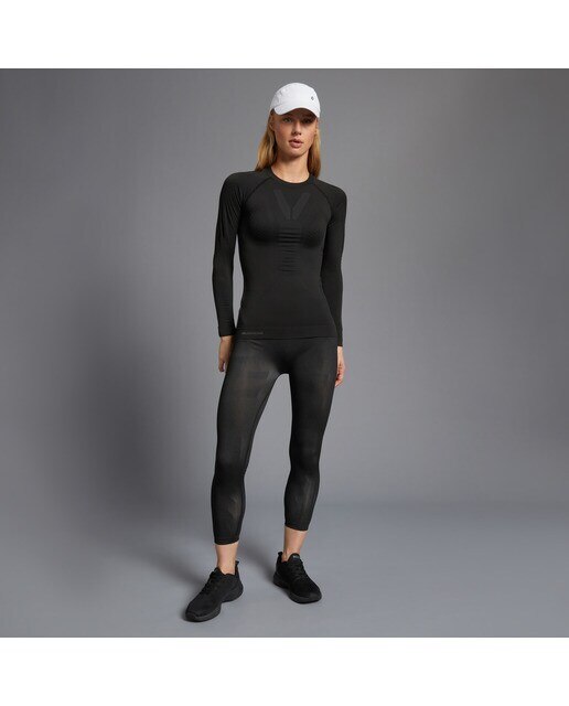 Camiseta térmica Premium Advance de Mountain Pro de mujer - Negro Negro-2