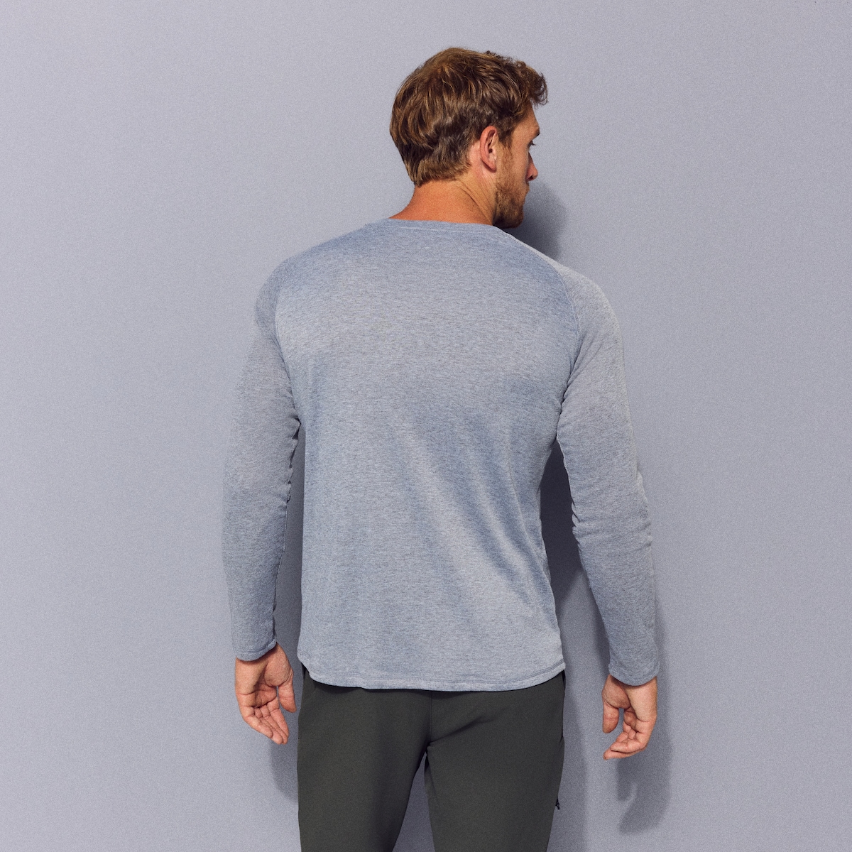 Camisola Interior Térmica Basic de Homem Cinzento-2