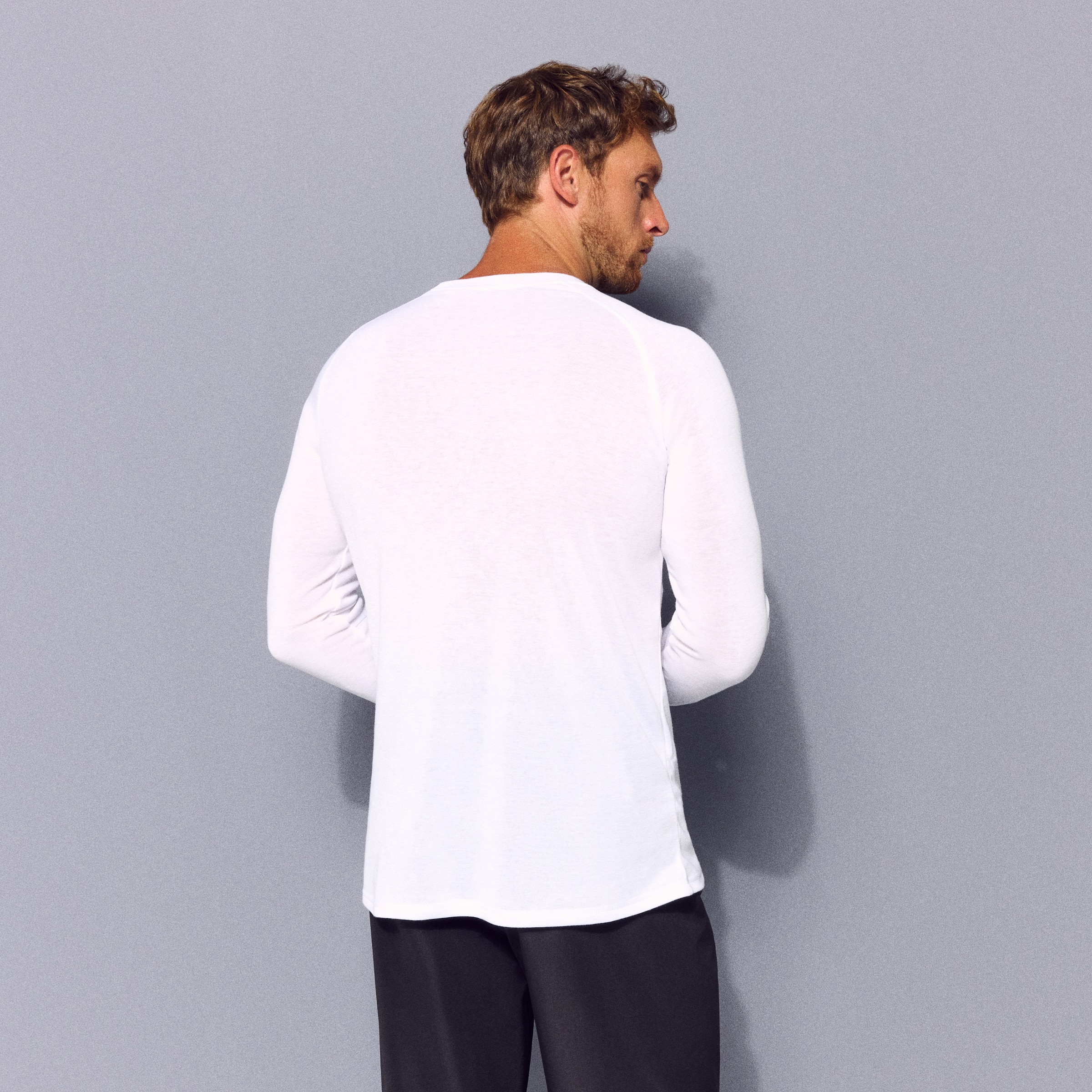 Camiseta térmica de montaña de hombre Mountain Pro - Blanco Blanco-3