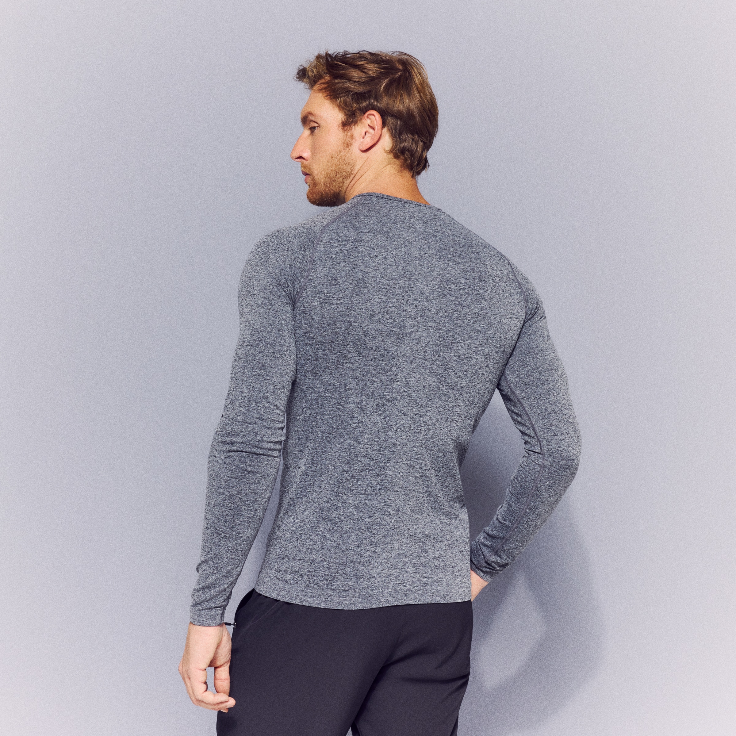 Camisola Interior Térmica Advance de Homem Cinzento-3