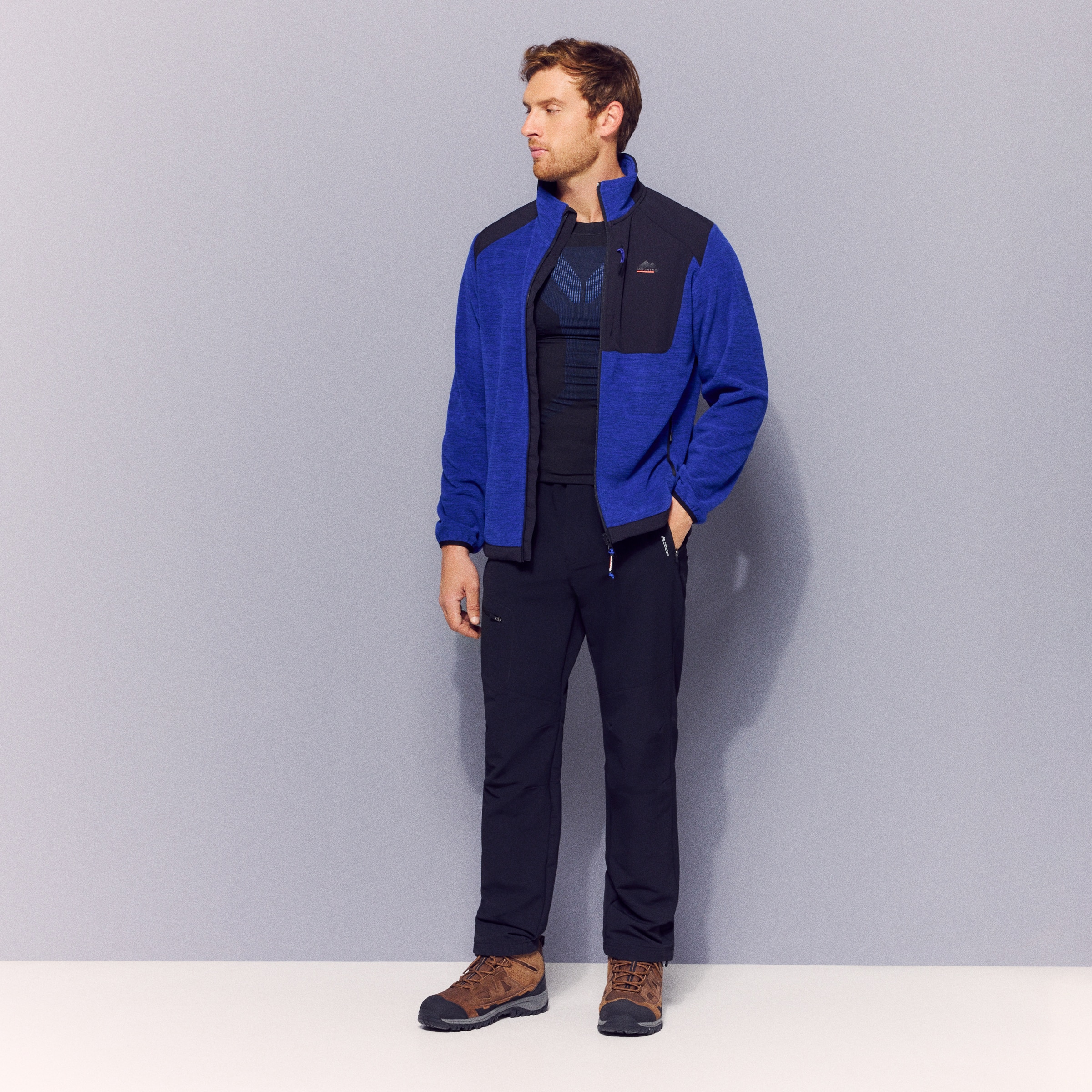 Camisola Interior Térmica Premium Advance de Homem Azul-escuro-2