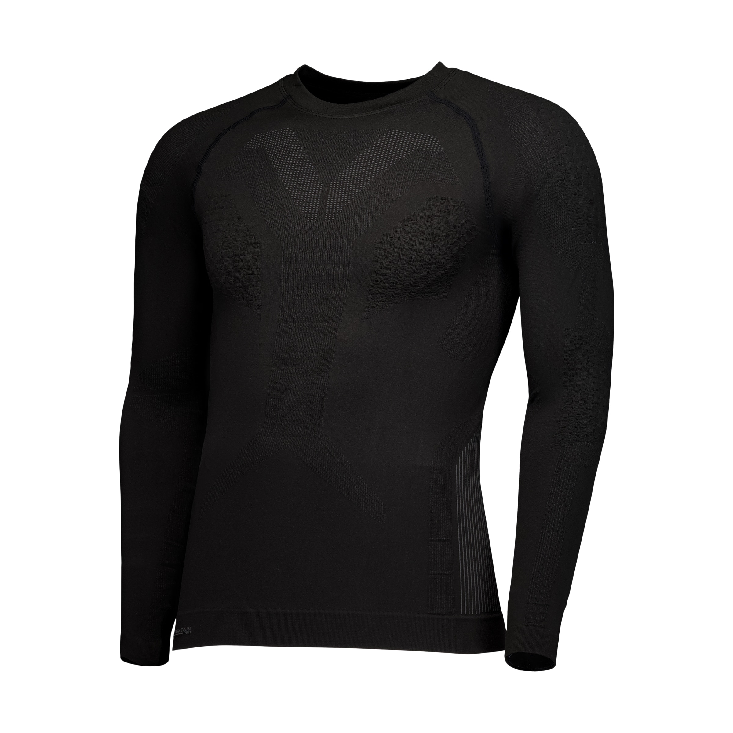 Camiseta térmica Premium Advance de Mountain Pro de hombre - Negro Negro-4