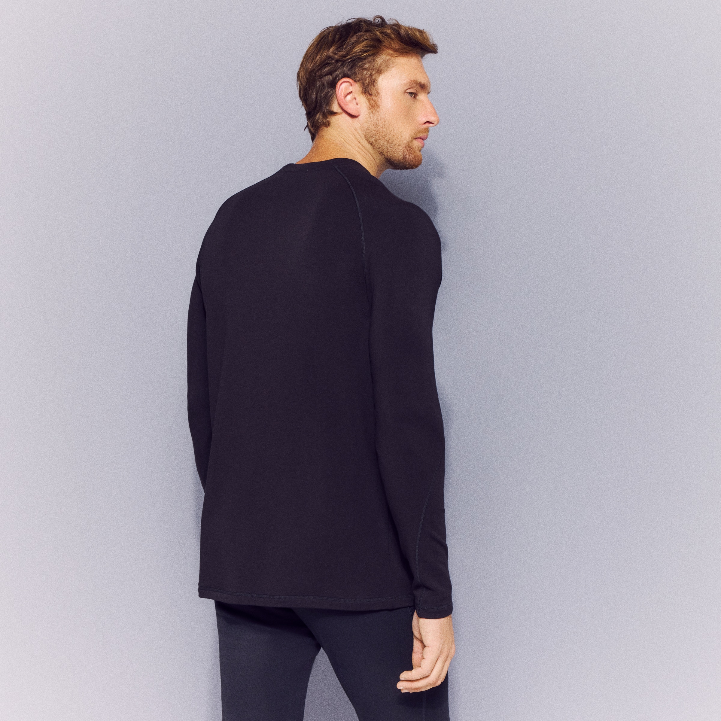 Camiseta térmica Advance Warm de Mountain Pro de hombre - Negro Negro-3