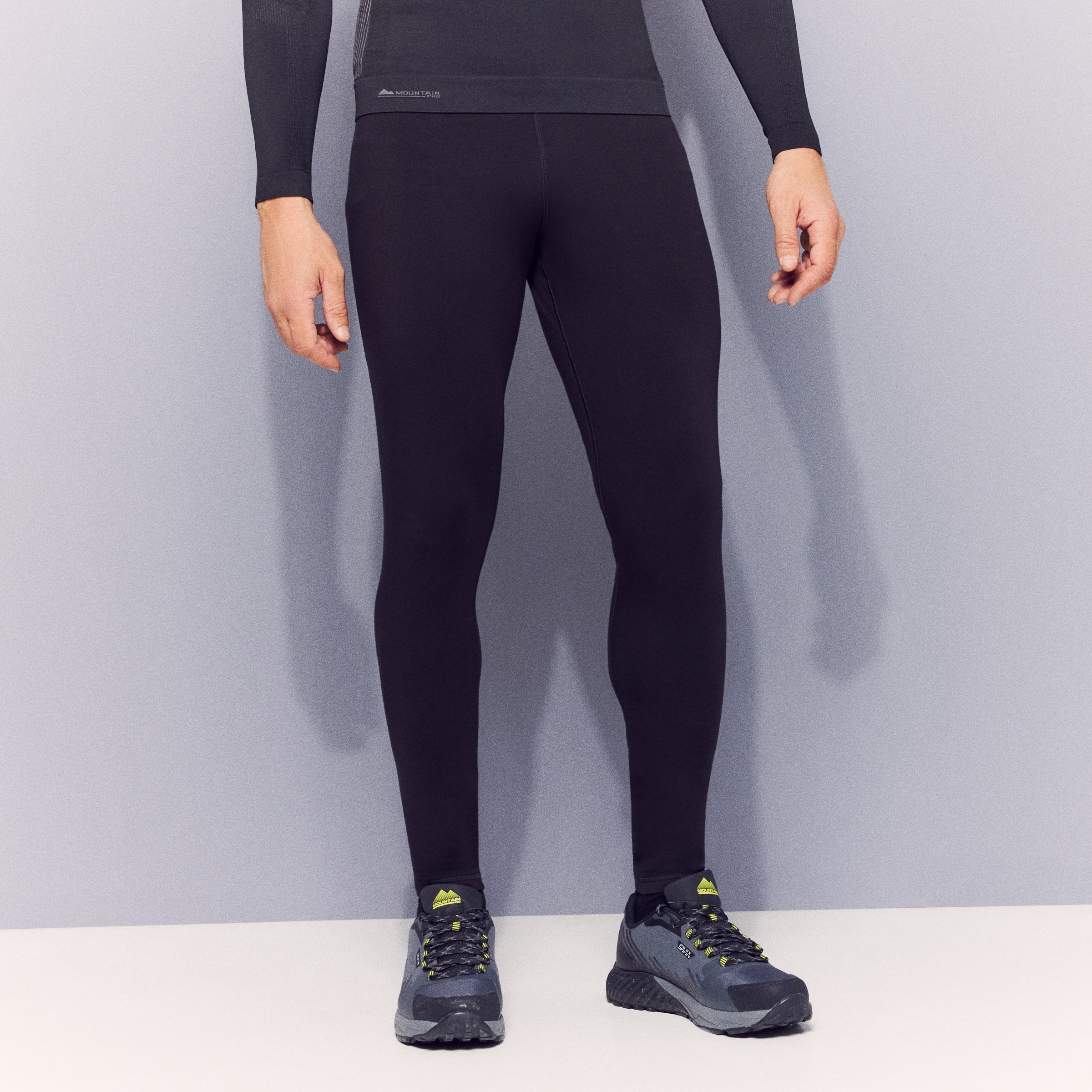 Calças Térmicas Advance Warm de Homem Preto-2