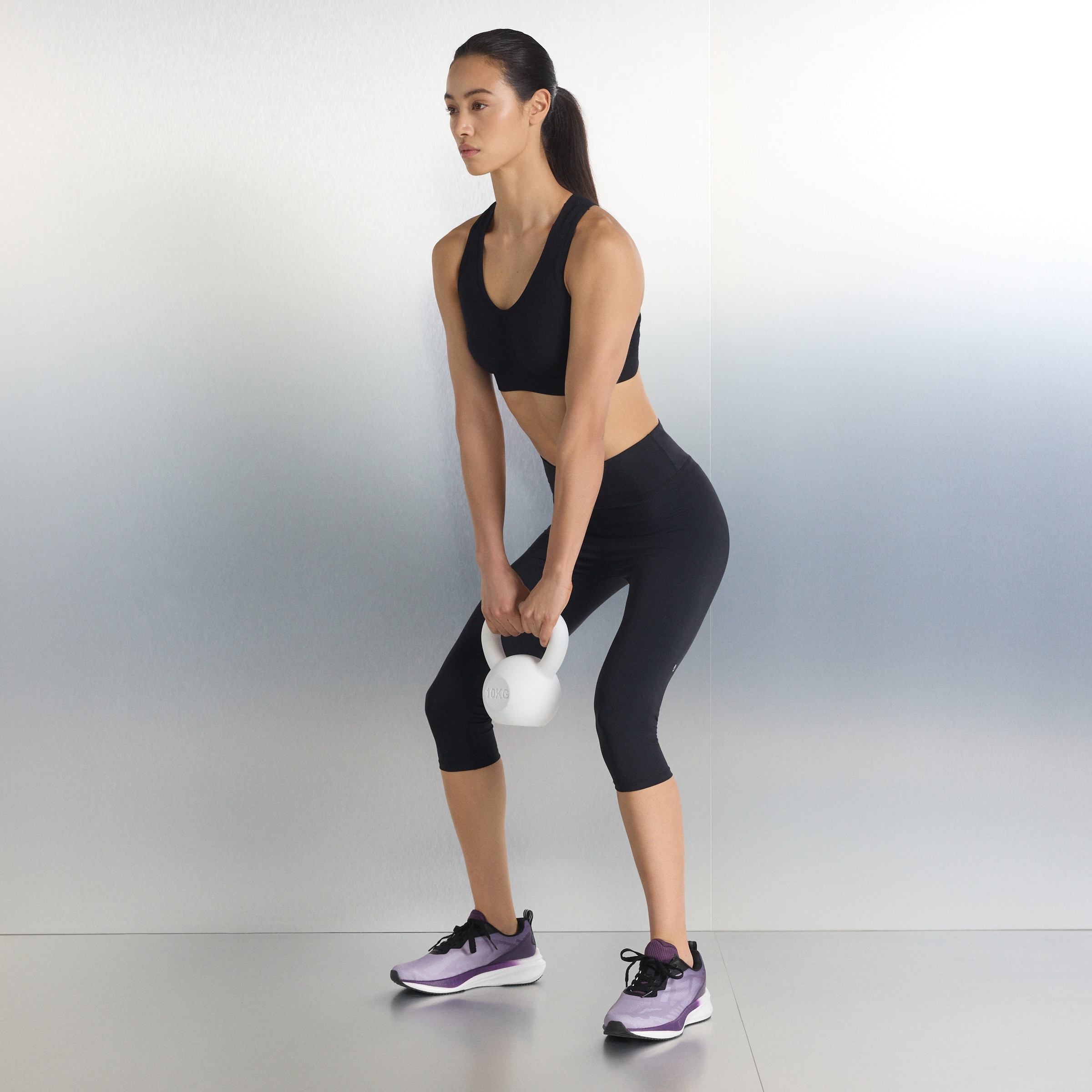 Soutien Desportivo de Training de Mulher Preto-2