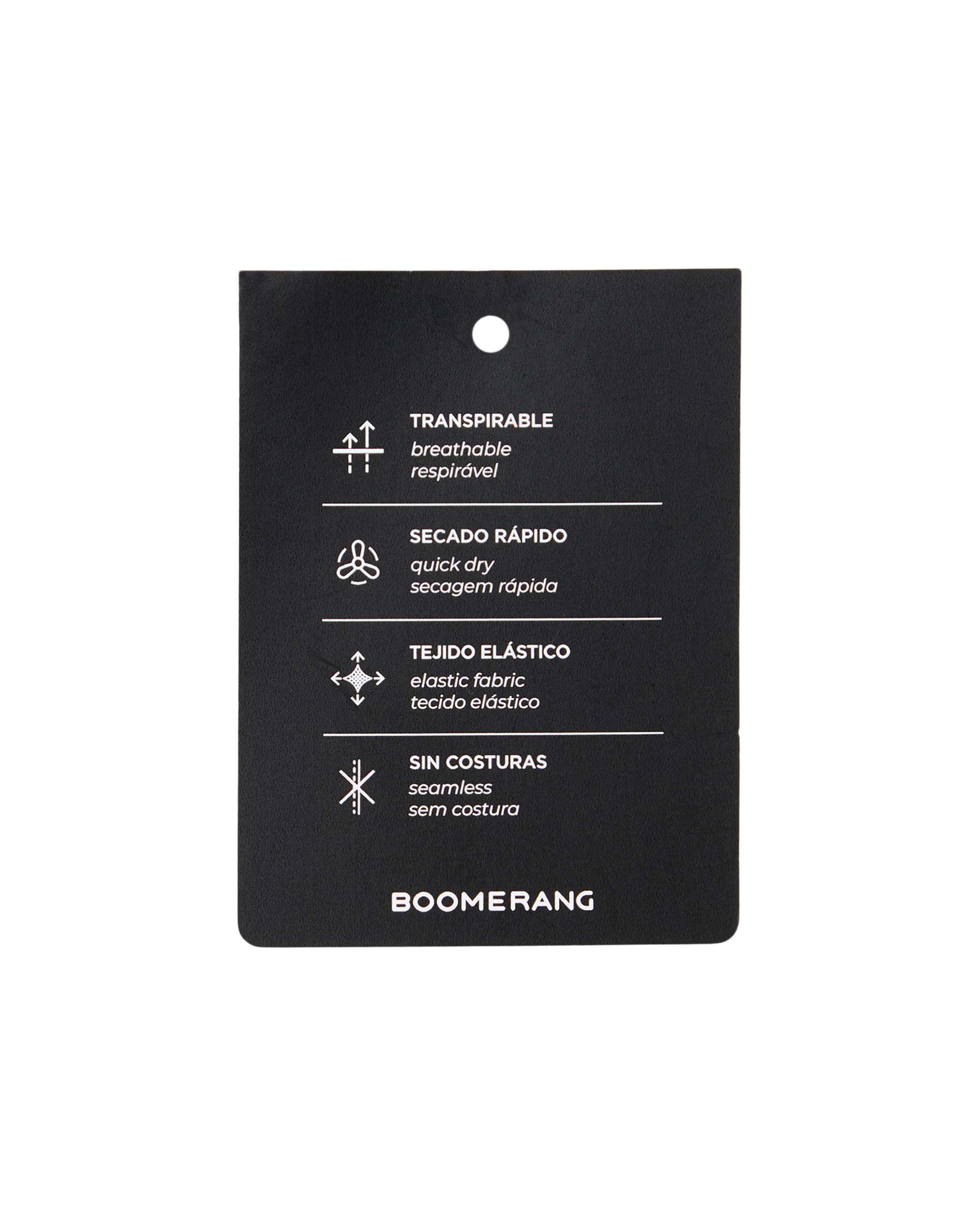 Imagen 3 de Sujetador deportivo de training de mujer Boomerang - Negro Negro