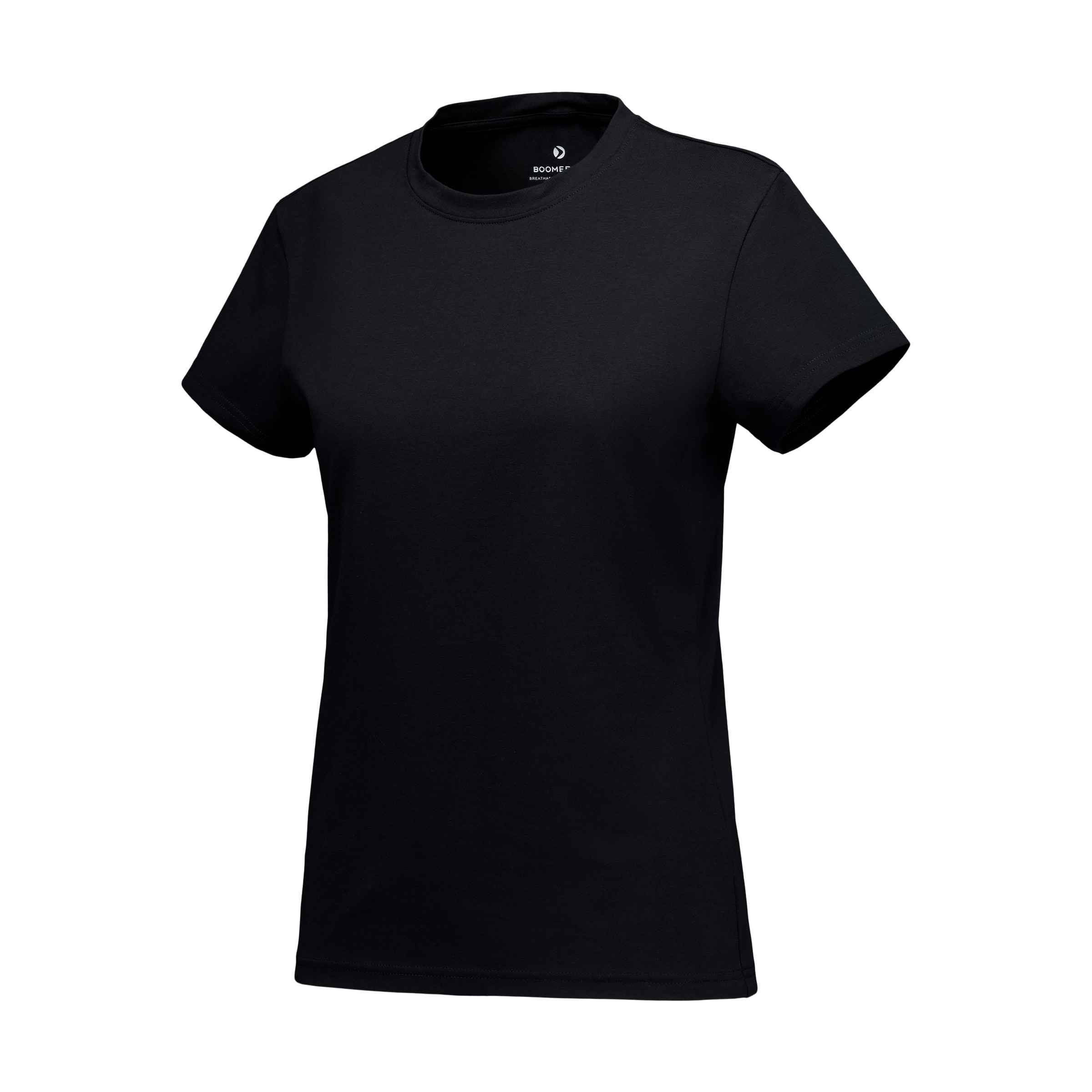 T-shirt de Manga Curta Sportcasual de Mulher Preto-4
