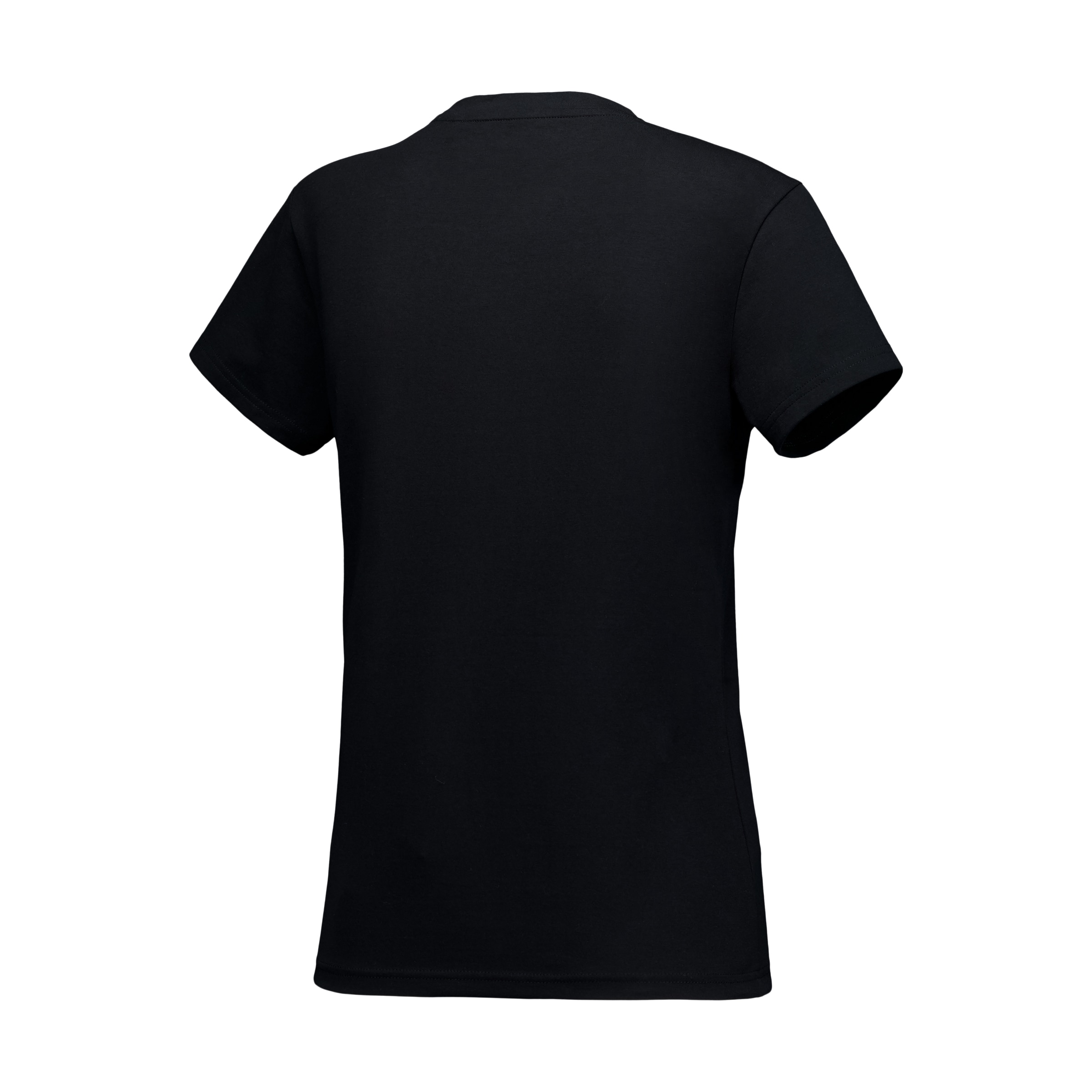 T-shirt de Manga Curta Sportcasual de Mulher Preto-5
