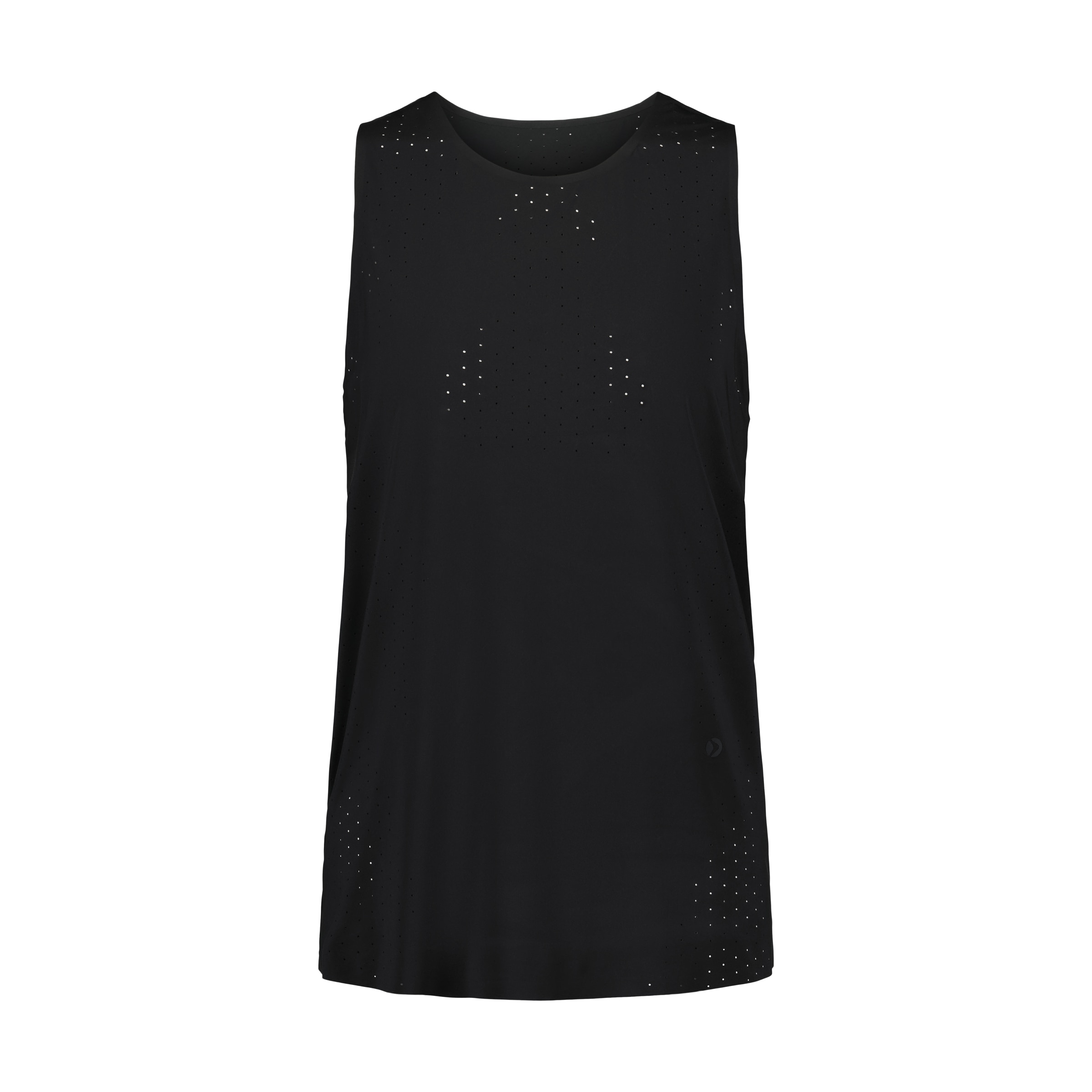 T-shirt sem Mangas Microperfurada de Training de Mulher Preto-4
