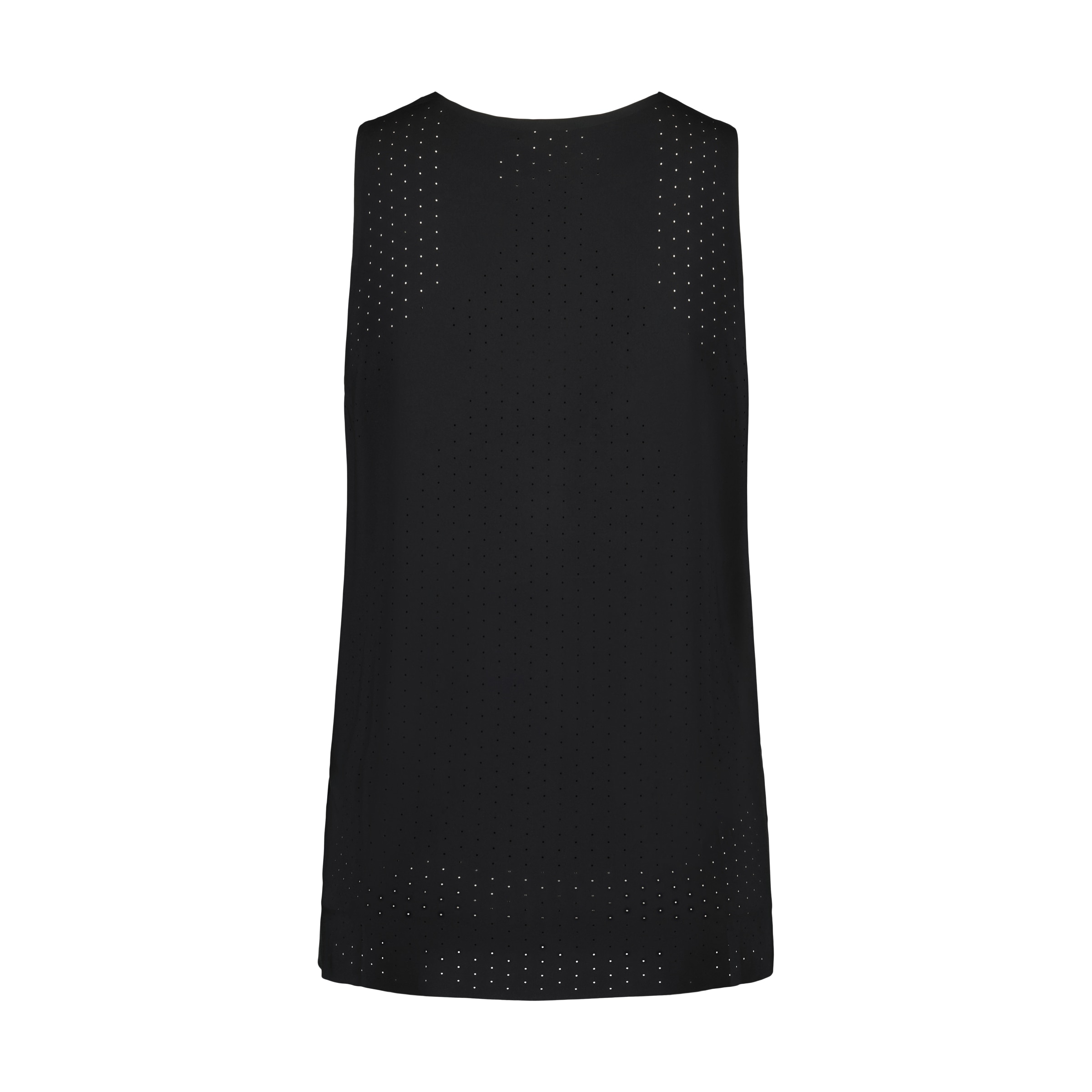T-shirt sem Mangas Microperfurada de Training de Mulher Preto-5