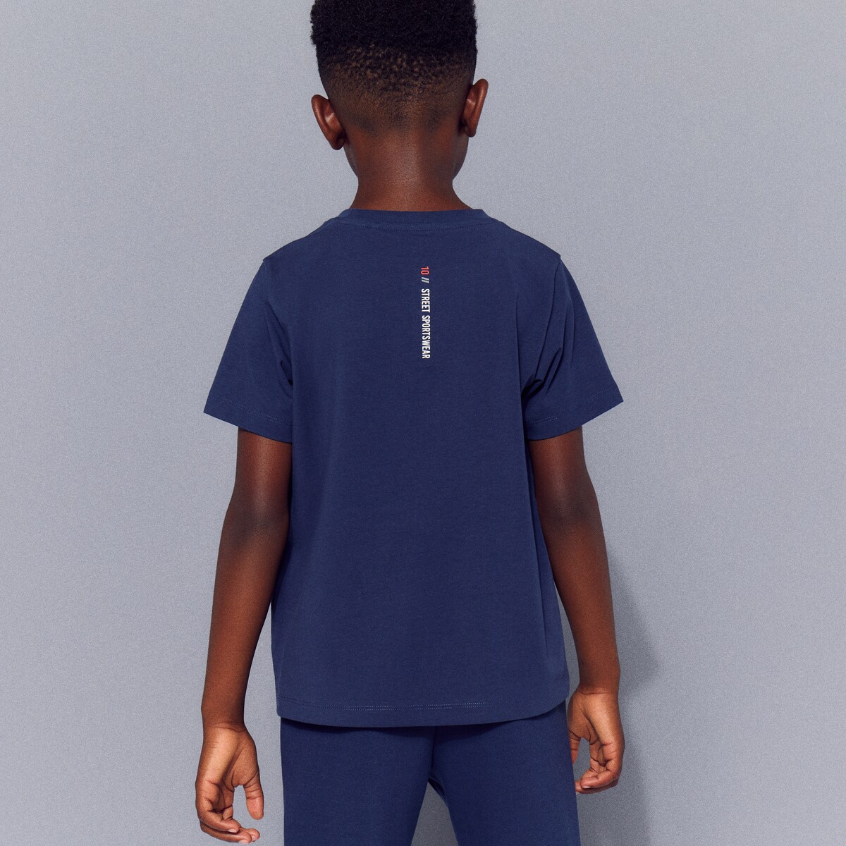 T-shirt de Manga Curta Sportcasual de Menino Verde-3