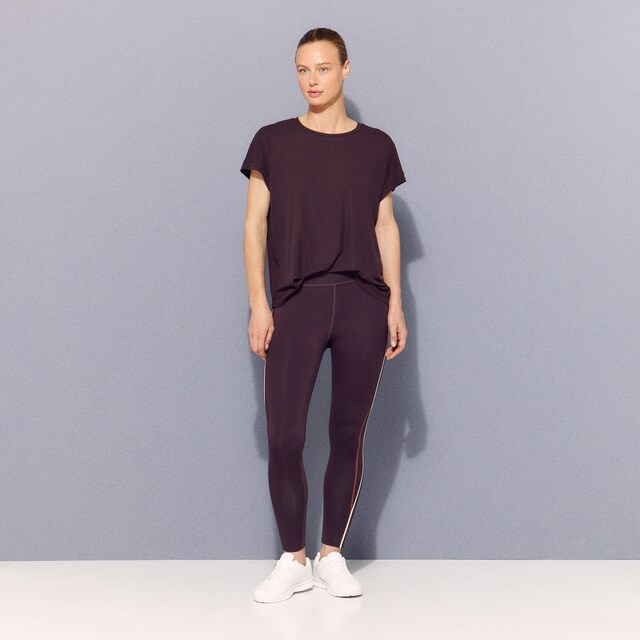 Imagen 0 de Camiseta canalé de viscosa training de mujer Boomerang