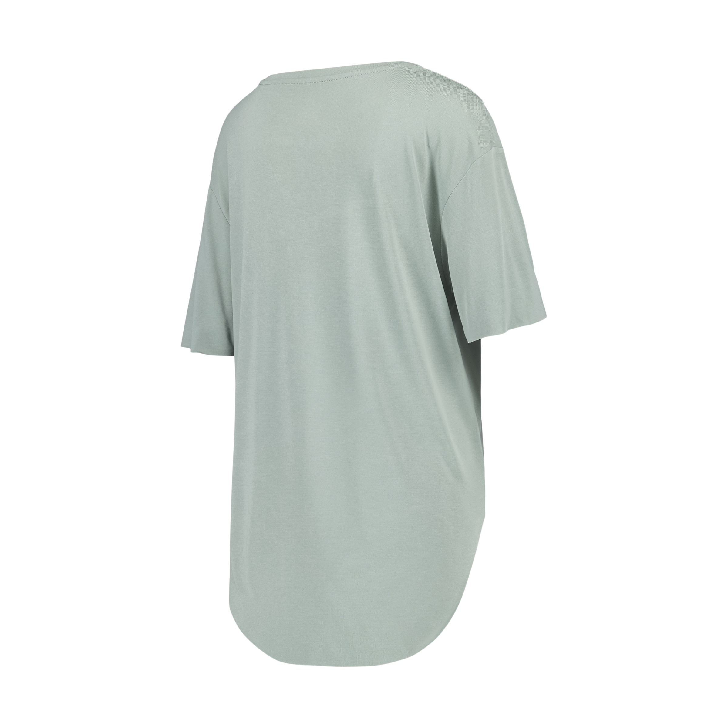Camiseta de modal de manga corta de yoga de mujer Boomerang - Negro Verde claro-5