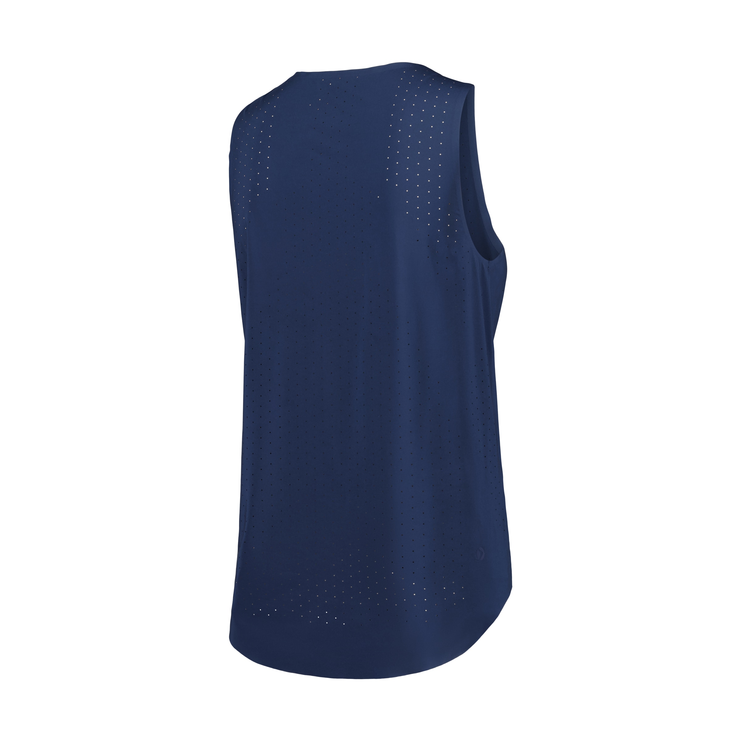 T-shirt sem Mangas Microperfurada de Training de Mulher Azul-marinho-5