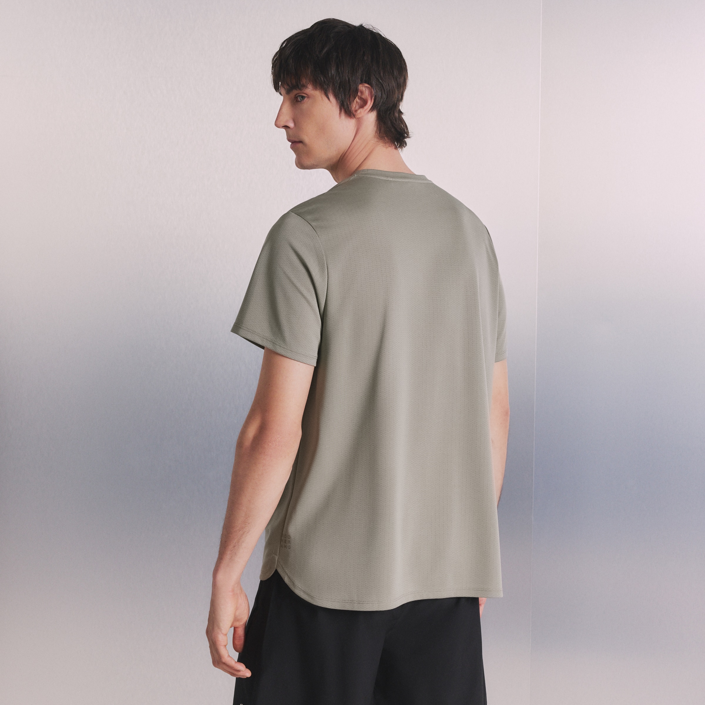 T-shirt de Manga Curta Training de Homem Verde-claro-3