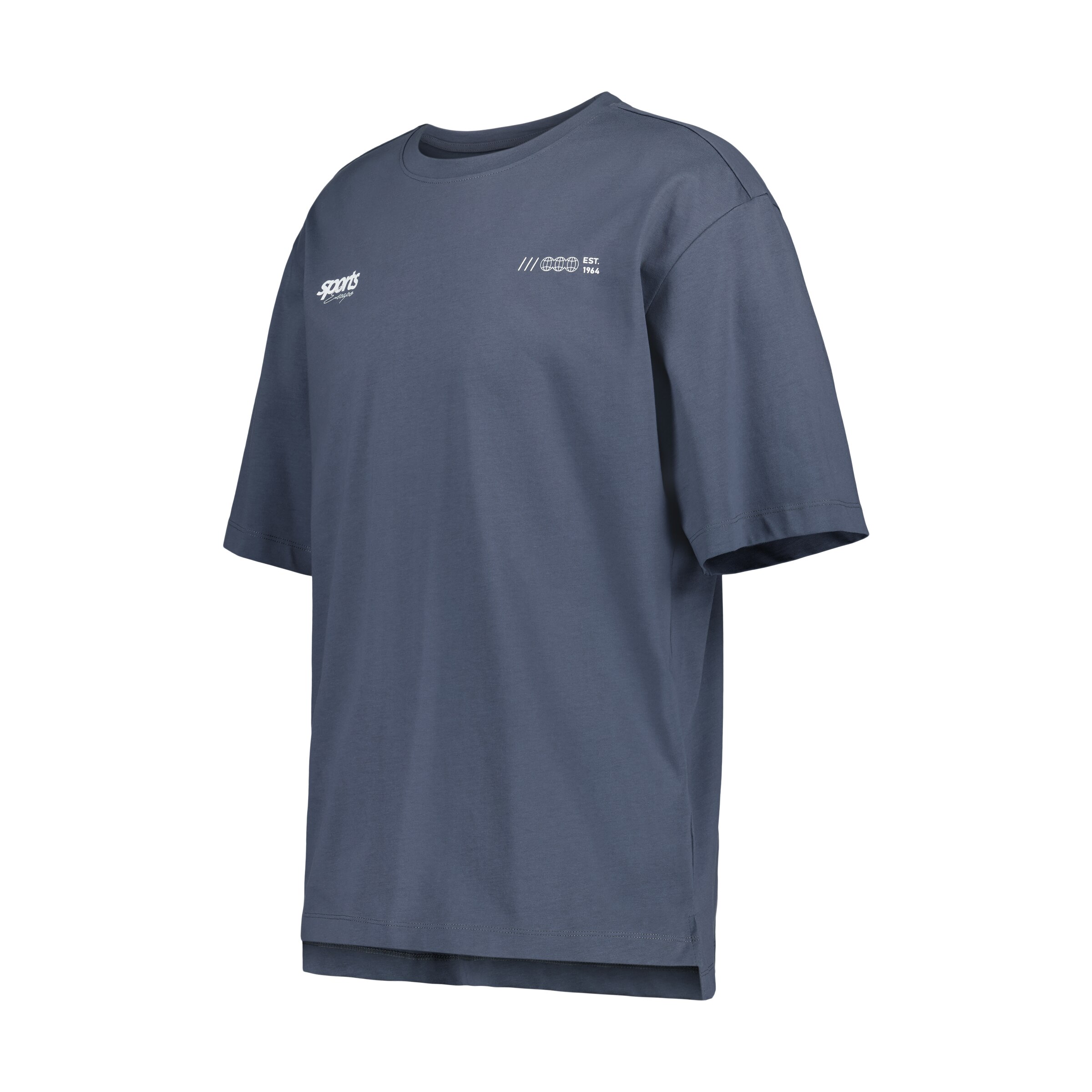Camiseta de manga corta Sportcasual de hombre Boomerang - Gris medio Gris medio-4