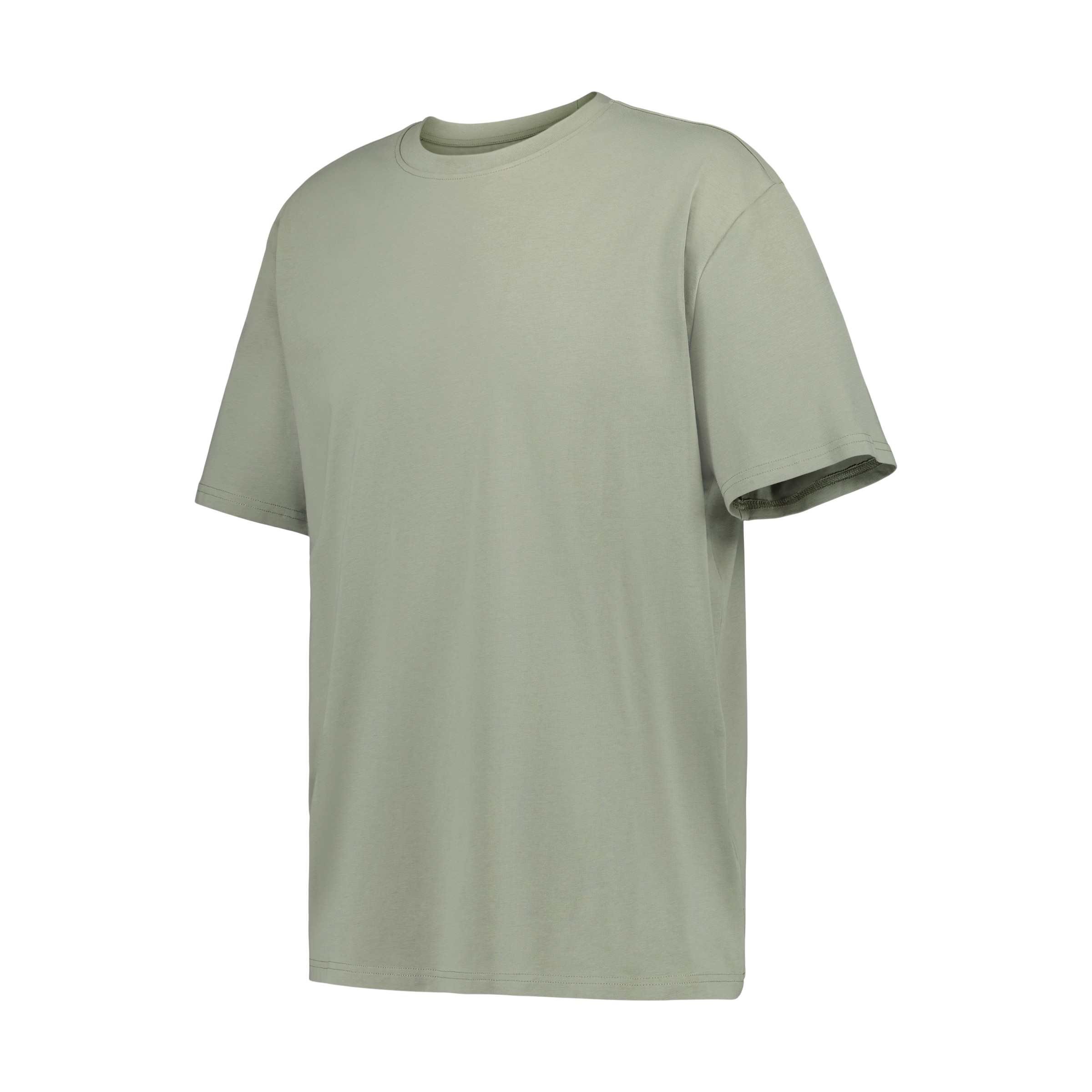 Camiseta de manga corta Sportcasual de hombre Boomerang - Negro Verde claro-4
