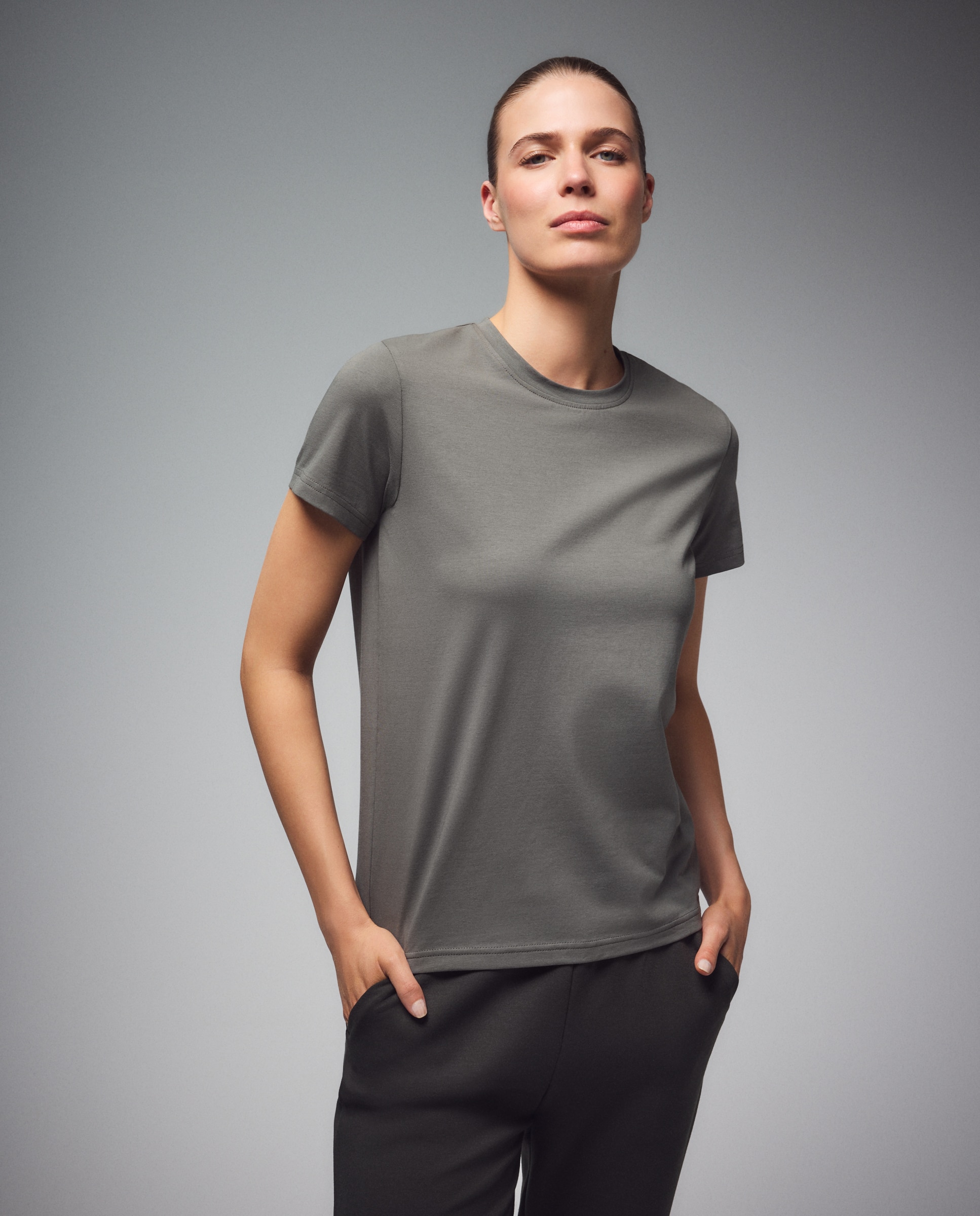 Camiseta de manga corta Sportcasual de mujer Boomerang - Verde Verde-1