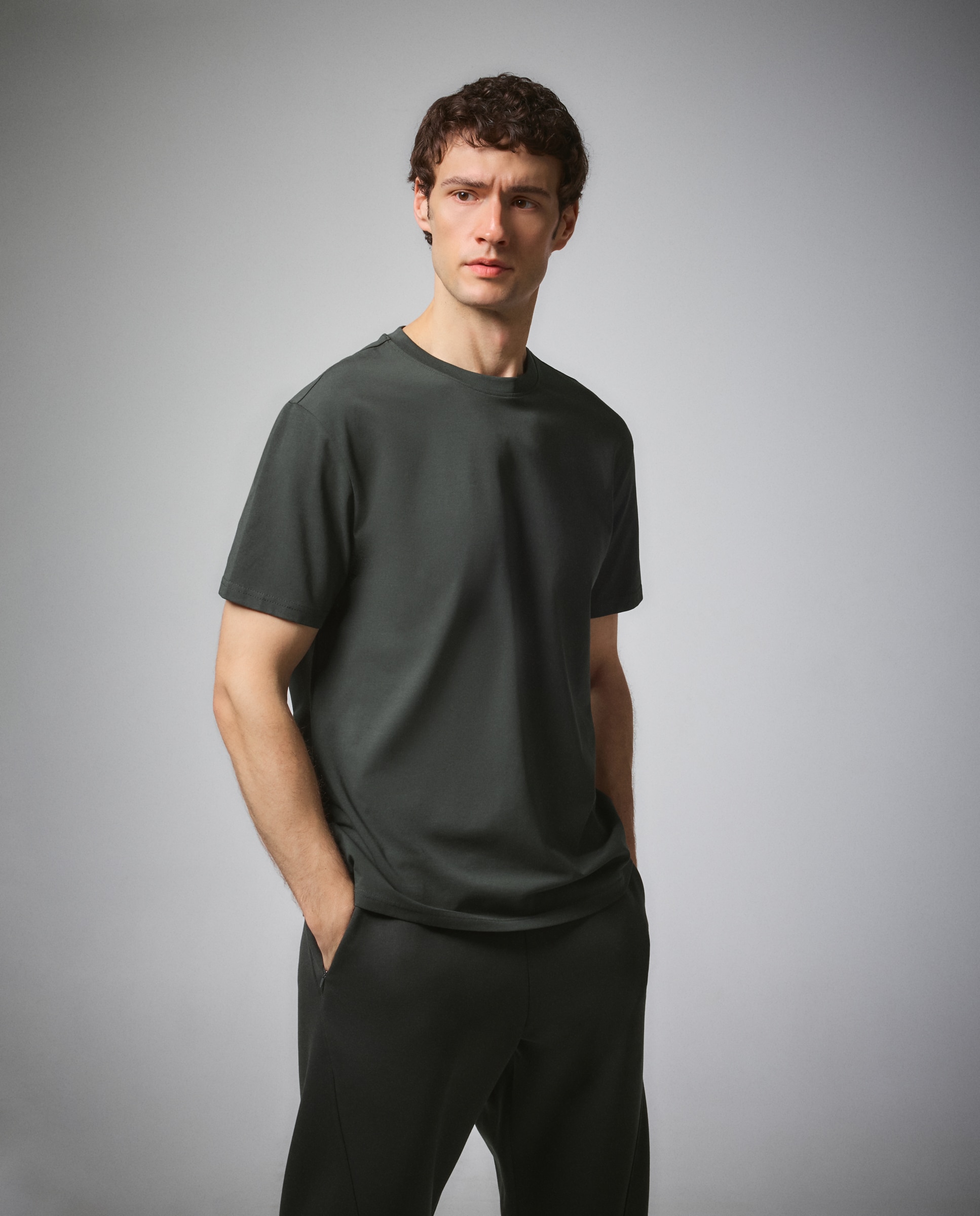 Imagen 1 de Camiseta de manga corta Sportcasual de hombre Boomerang - 530 Verde oscuro 530 Verde oscuro