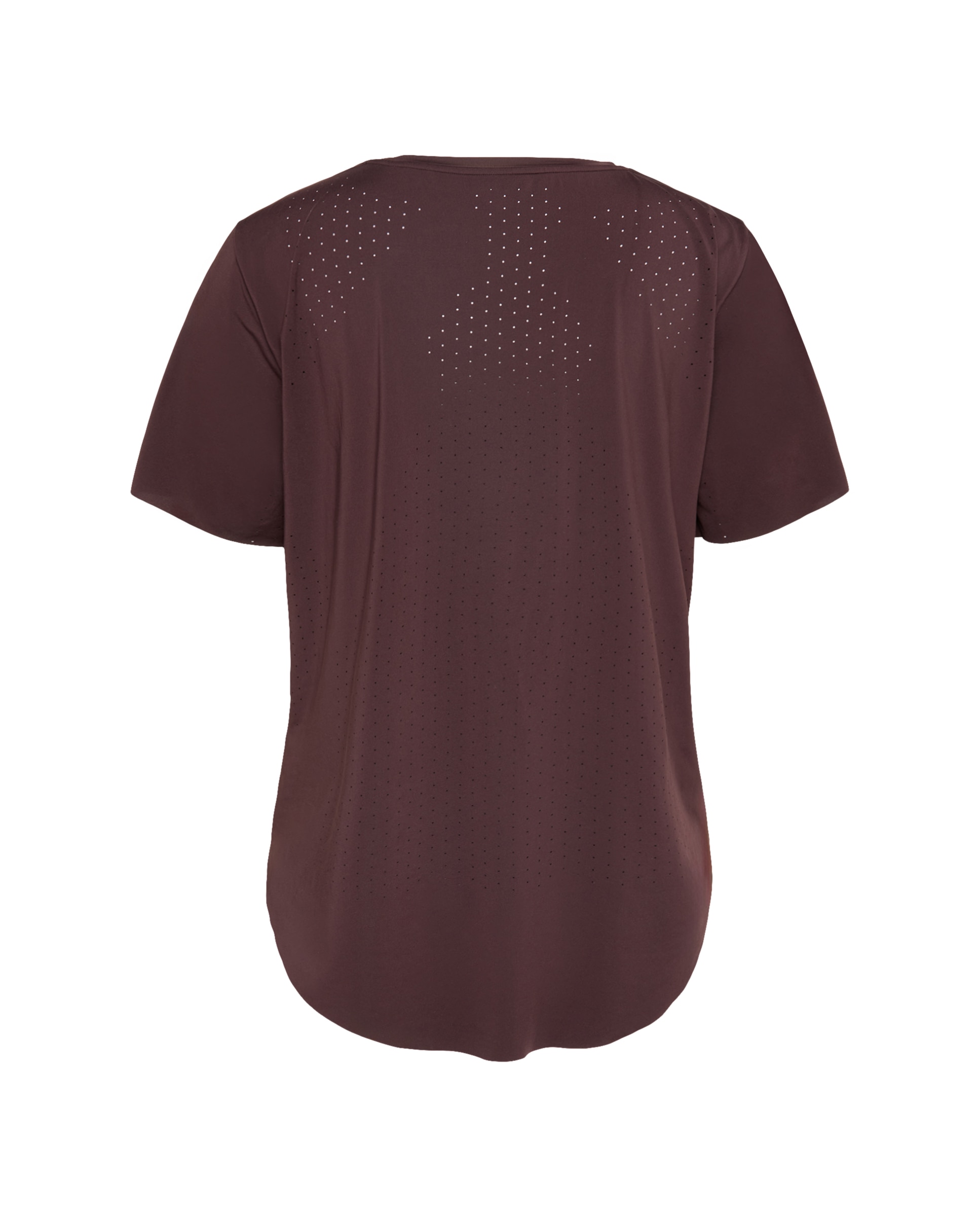 Camiseta de manga corta microperforada de training de mujer Boomerang - Marrón Marrón-5