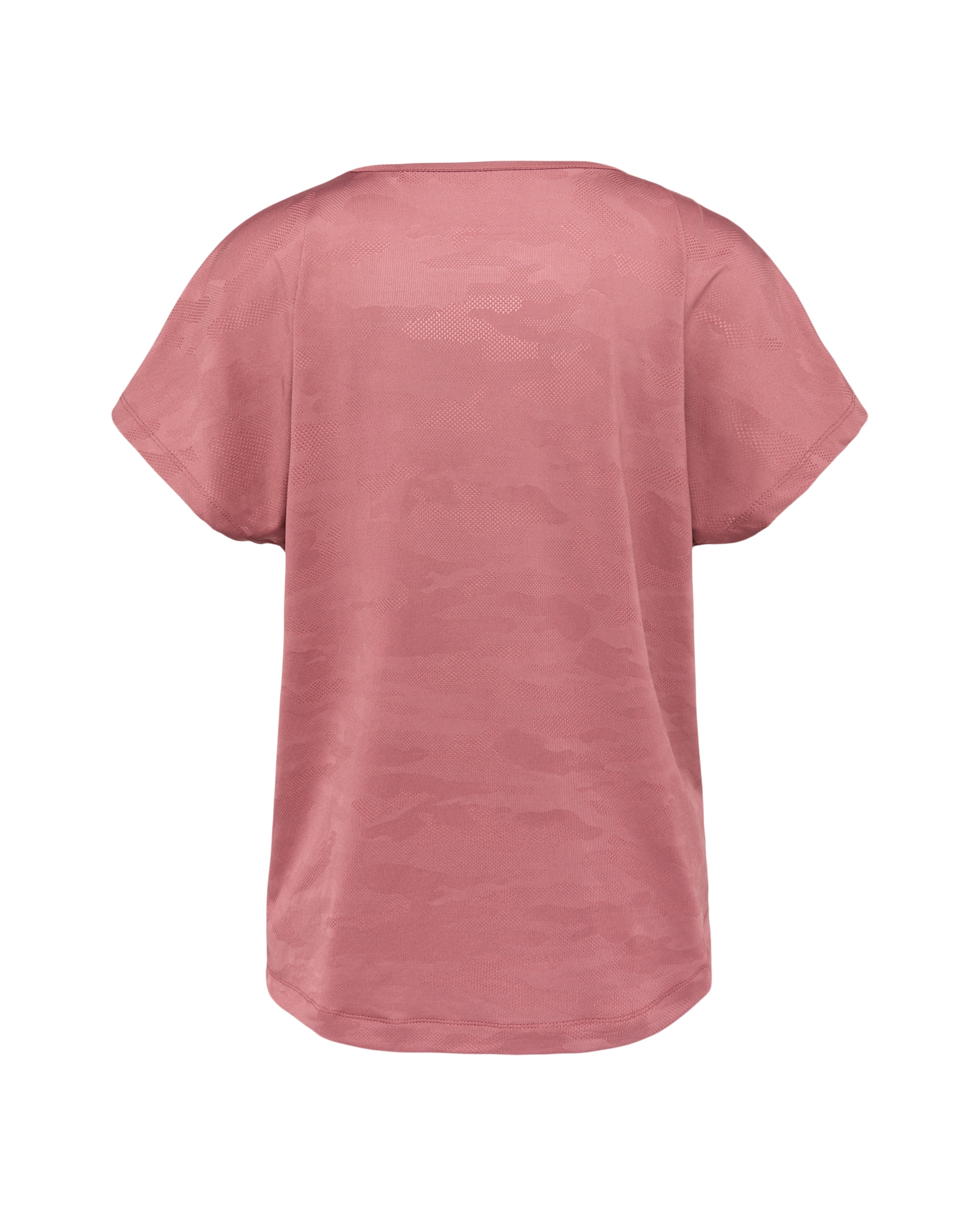 Camiseta jacquard de manga corta training de mujer Boomerang - 230 Rosa oscuro 230 Rosa oscuro-5
