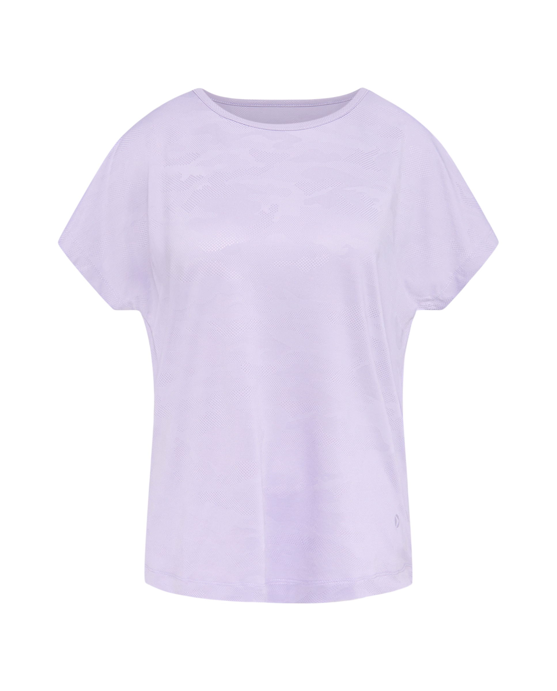 Camiseta jacquard de manga corta training de mujer Boomerang - 283 Lavanda 283 Lavanda-4
