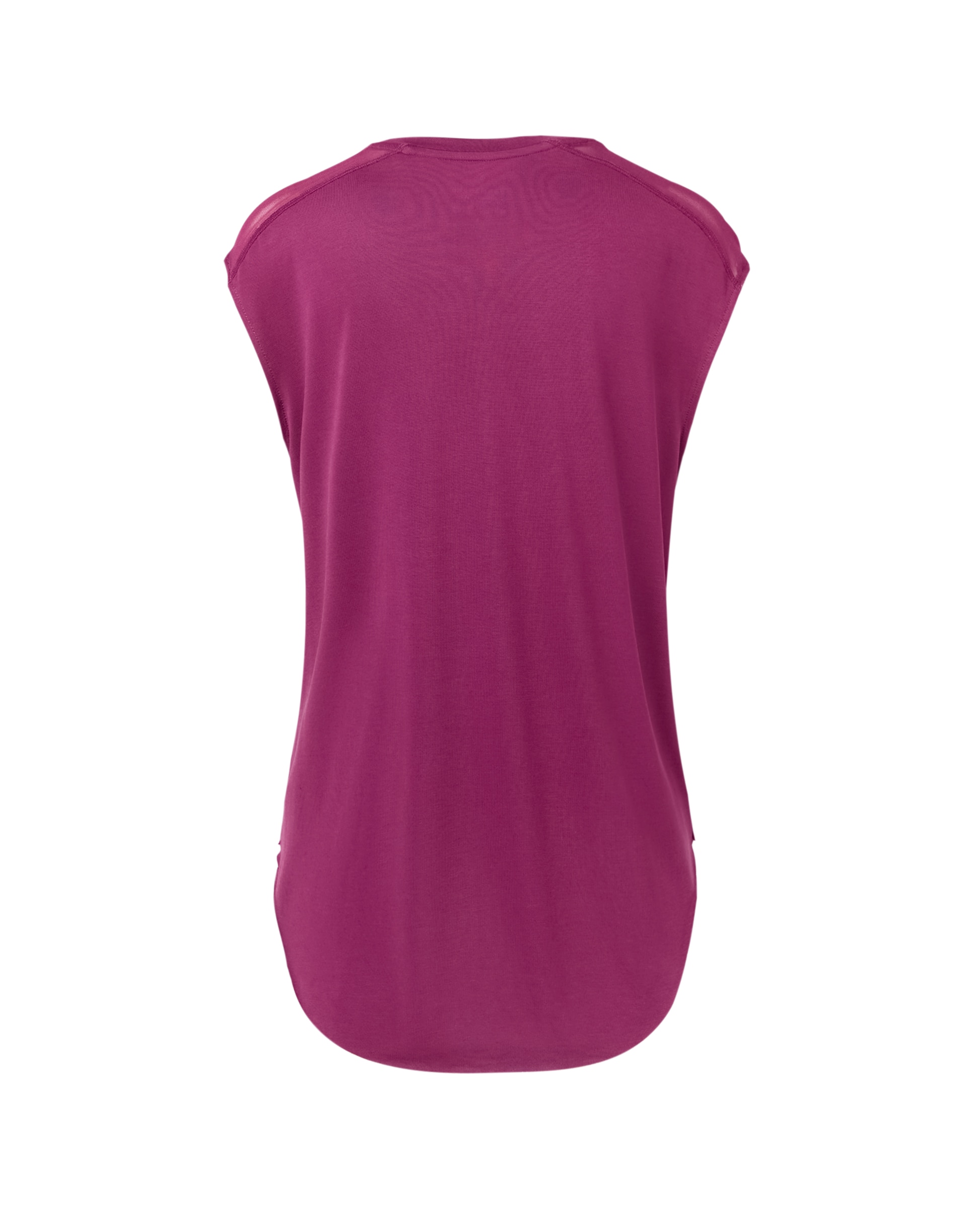 Camiseta de manga corta de modal con mesh de training de mujer Boomerang - Burdeos Burdeos-5