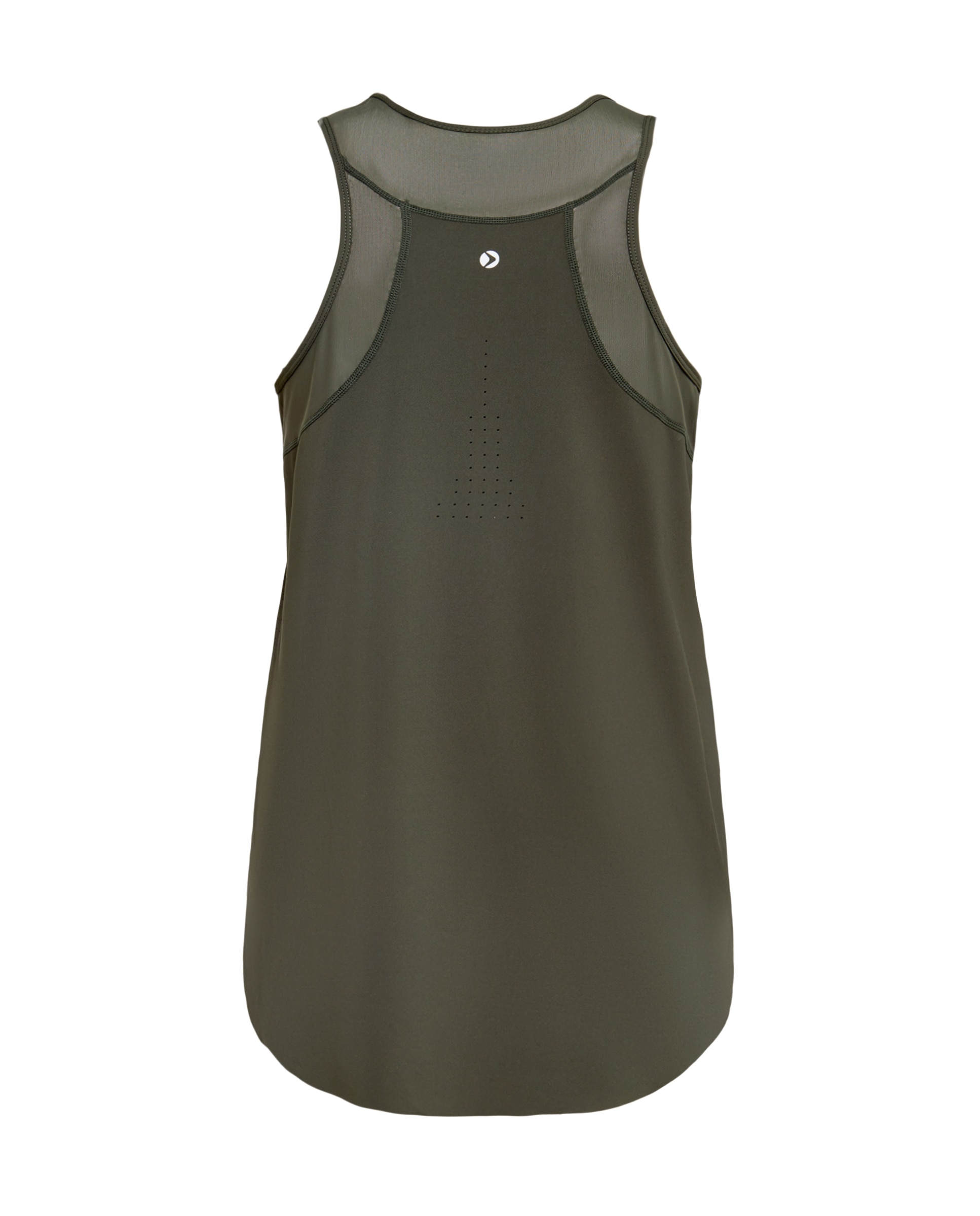 T-shirt sem Mangas de Training de Mulher 580 Musgo-5