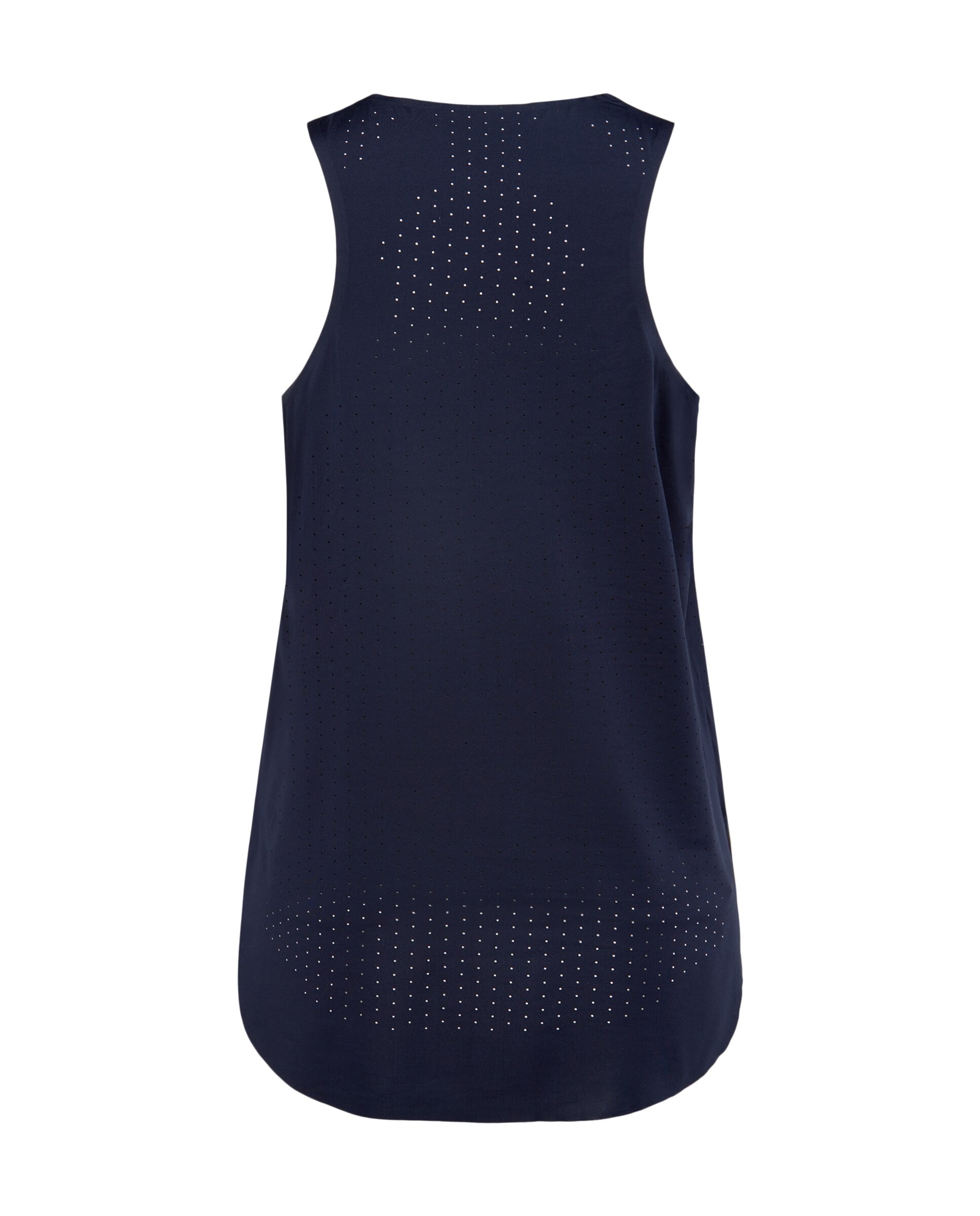 Camiseta sin mangas microperforada de training de mujer Boomerang - Azul marino Azul marino-5