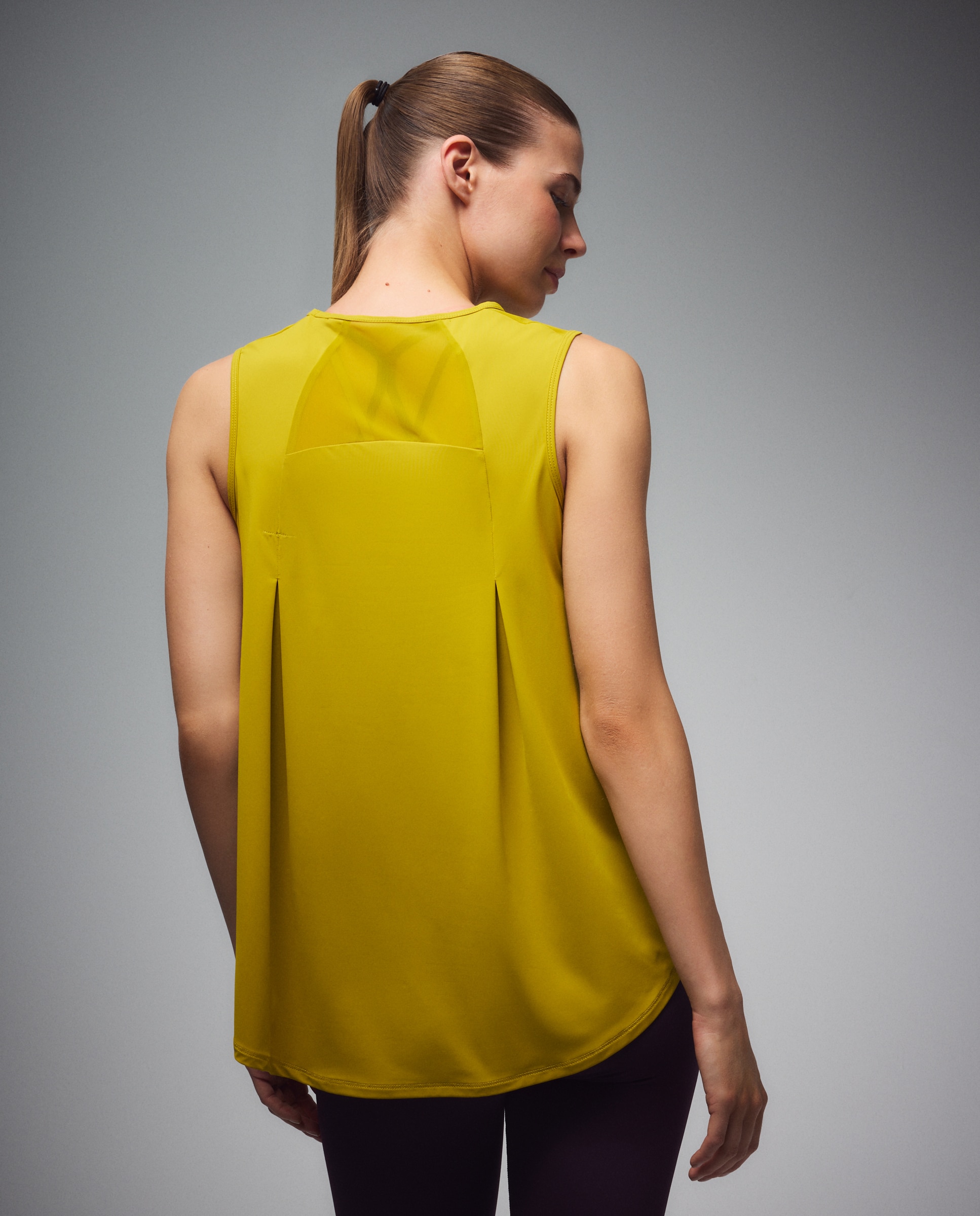 Imagen 3 de Camiseta sin mangas de Yoga de mujer Boomerang - Amarillo yema Amarillo yema
