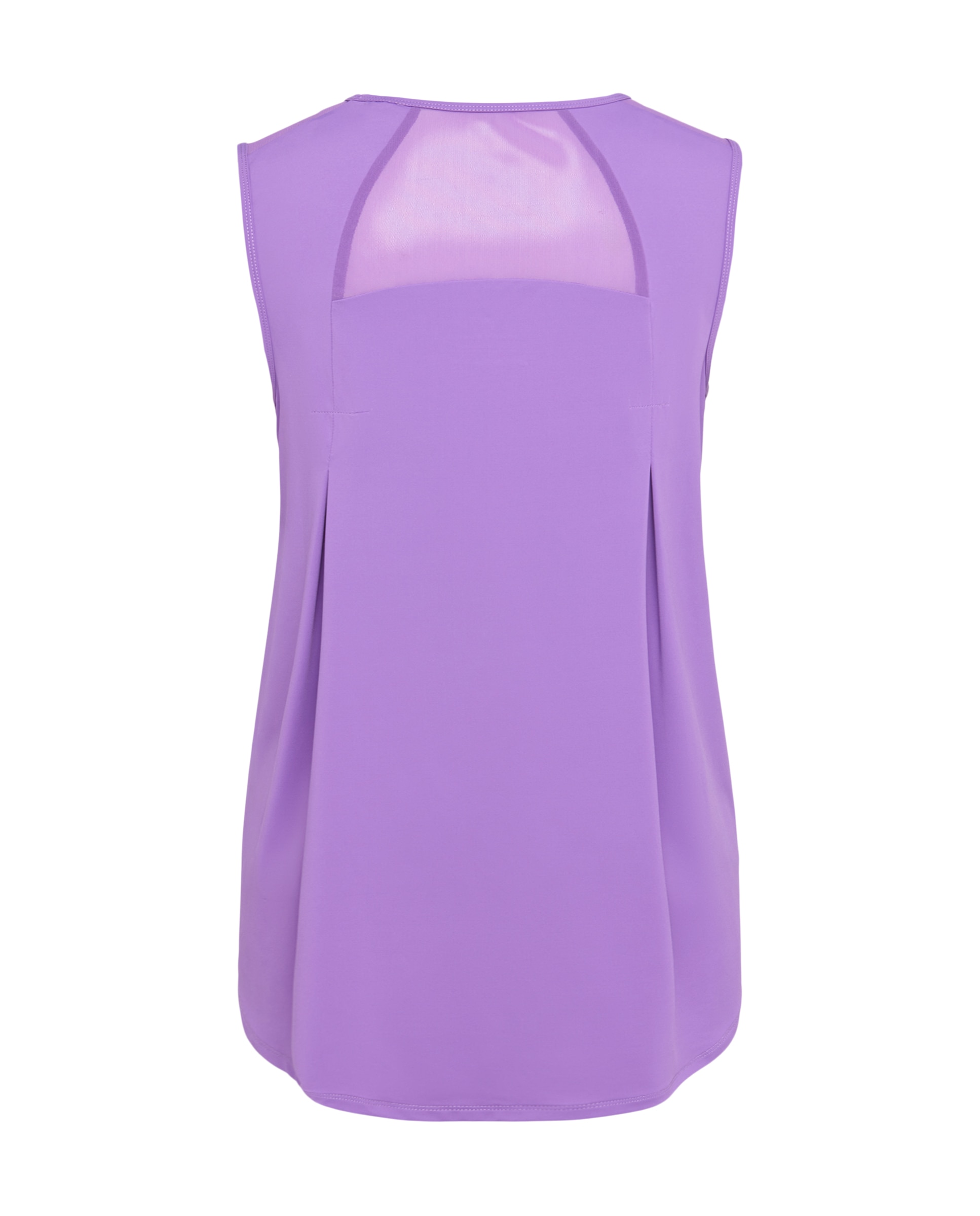 T-shirt sem Mangas de Yoga de Mulher Roxo-2