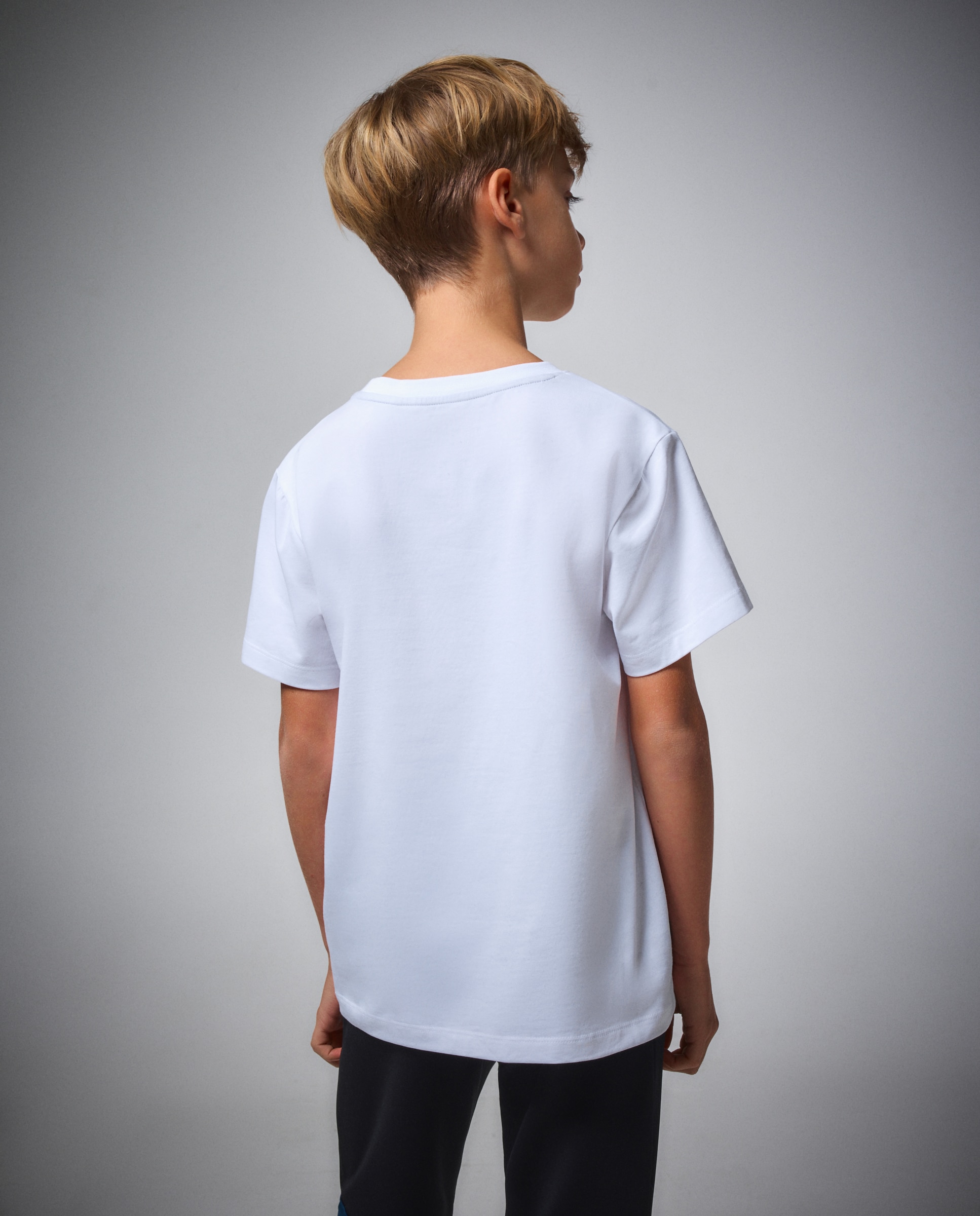 Imagen 3 de Camiseta de manga corta Sportcasual de niño Boomerang - Blanco Blanco