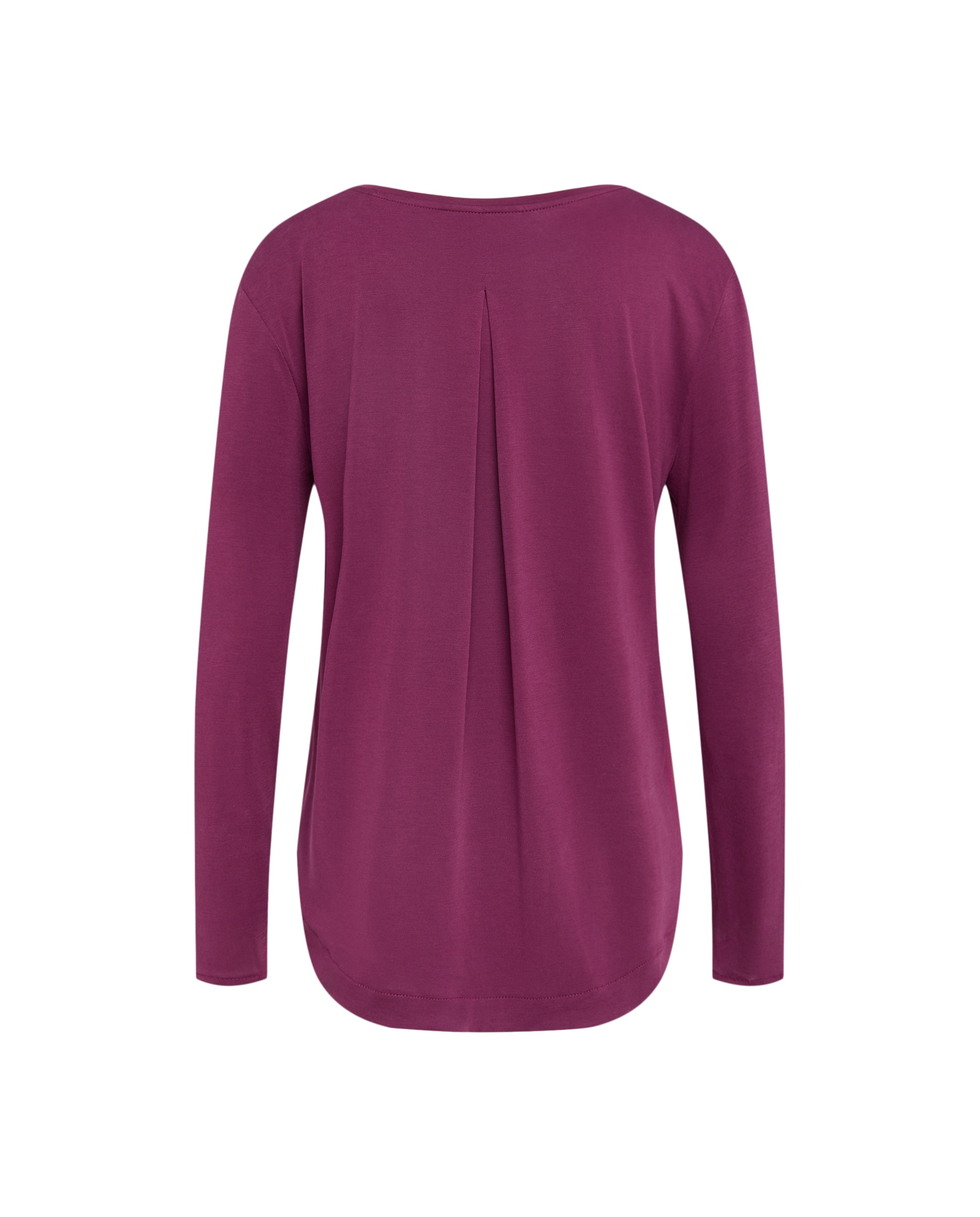 Camisola de Training de Modal de Mulher com Manga Comprida Bordeaux-5
