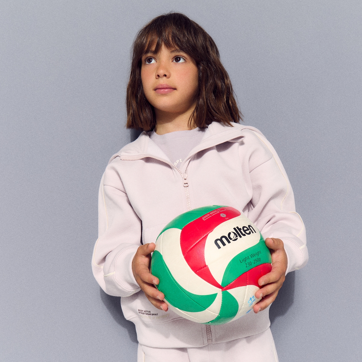 Fato de Treino Quente Sportcasual de Menina Lilás-2