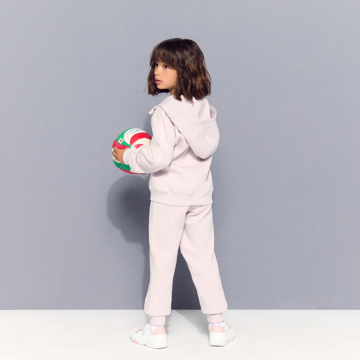 Fato de Treino Quente Sportcasual de Menina Lilás-3