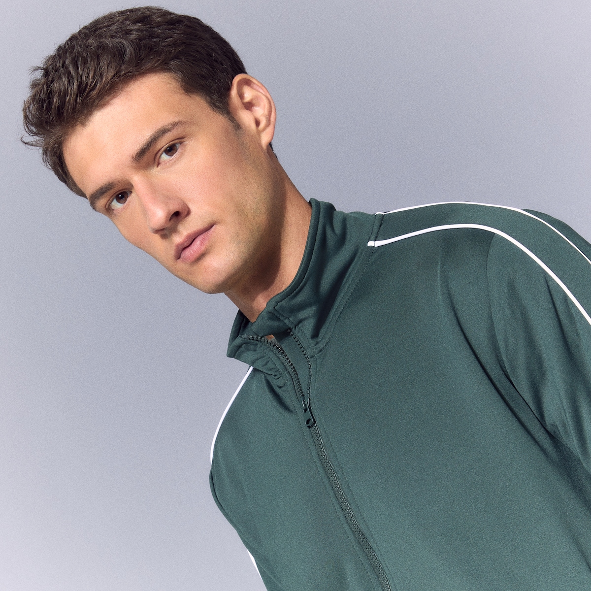 Fato de Treino Sportcasual de Homem Verde-escuro-2