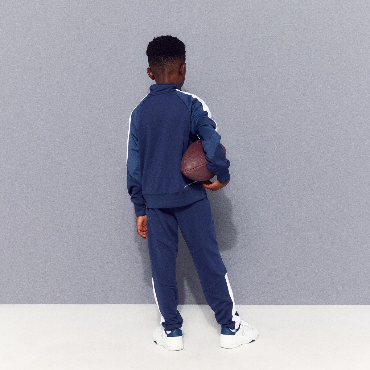 Fato de Treino de Poliéster Sportcasual de Menino Azul-3