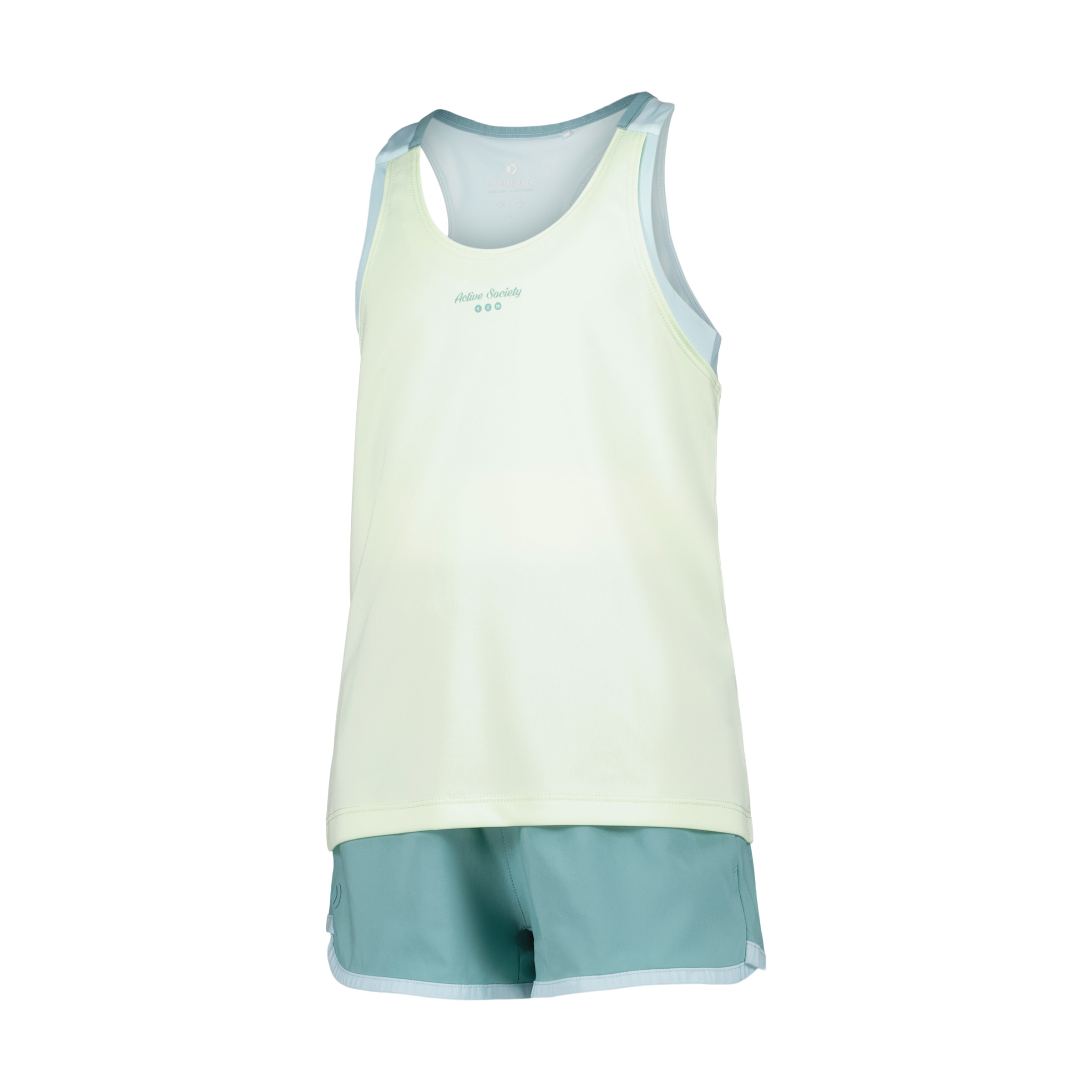 Conjunto de T-shirt sem Mangas com Top e Calções Sportcasual Lima-4