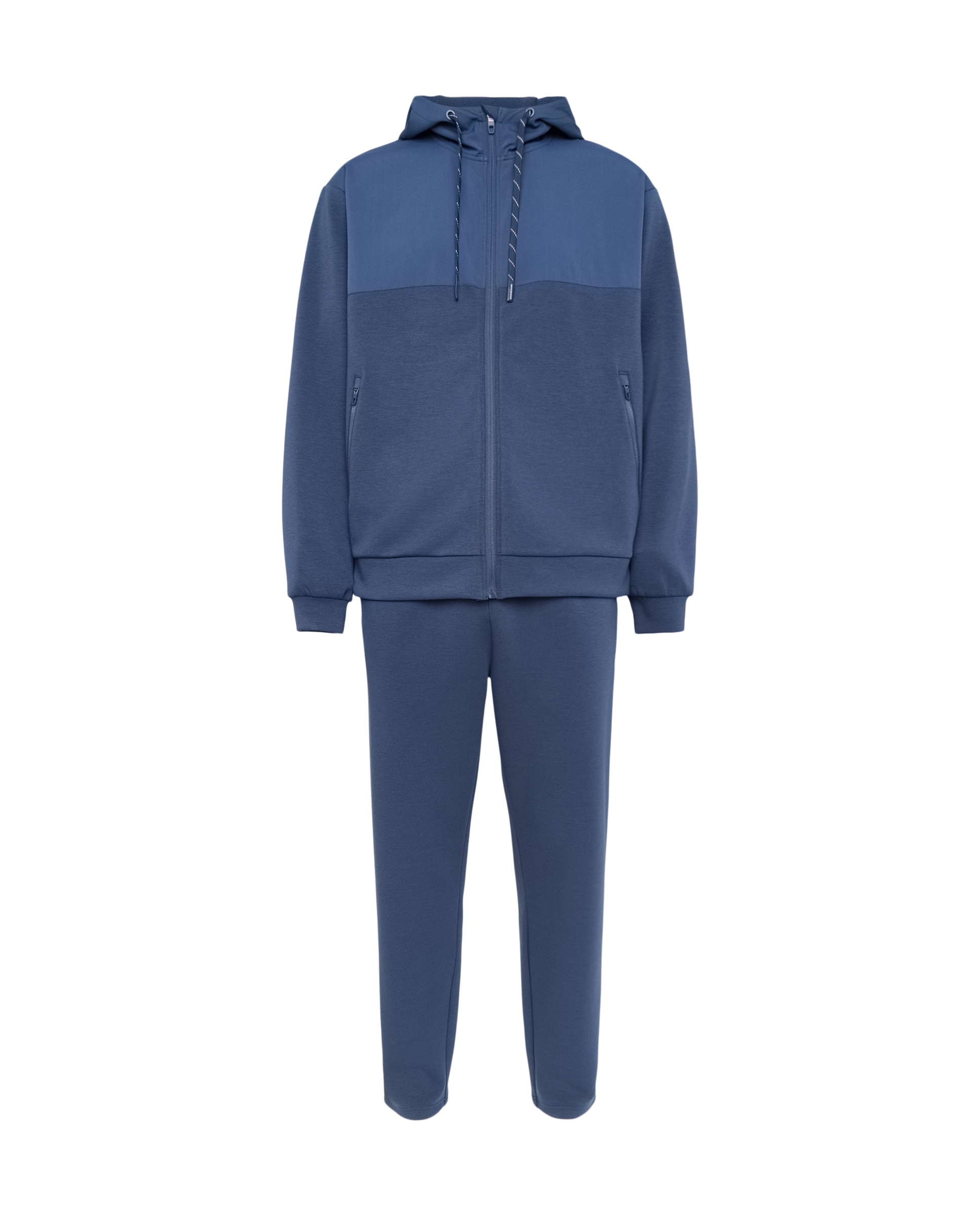 Chándal de viscosa con capucha Sportcasual de hombre Boomerang - Azul marino Azul marino-4