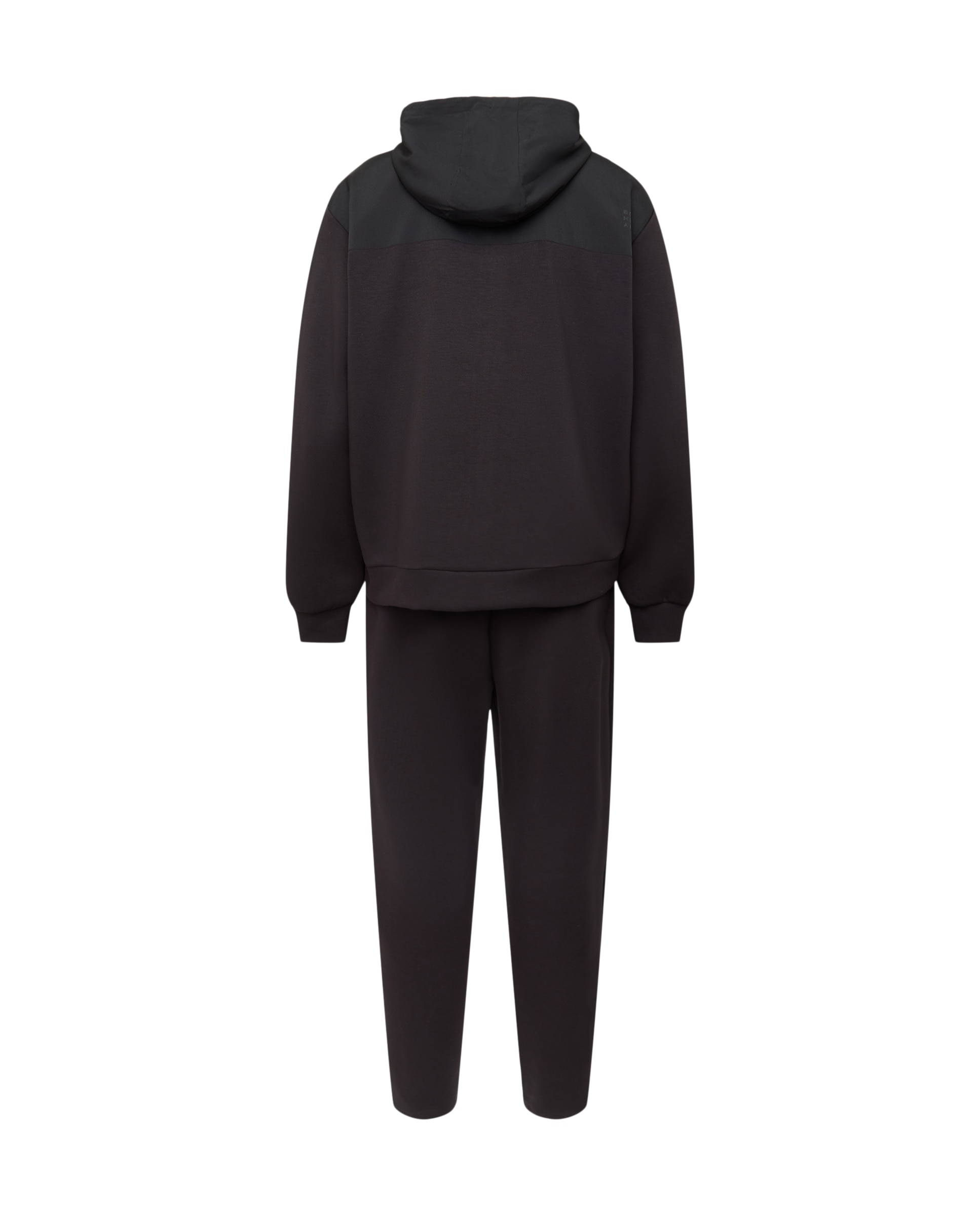 Fato de Treino de Viscose com Capuz Sportcasual de Homem Preto-2