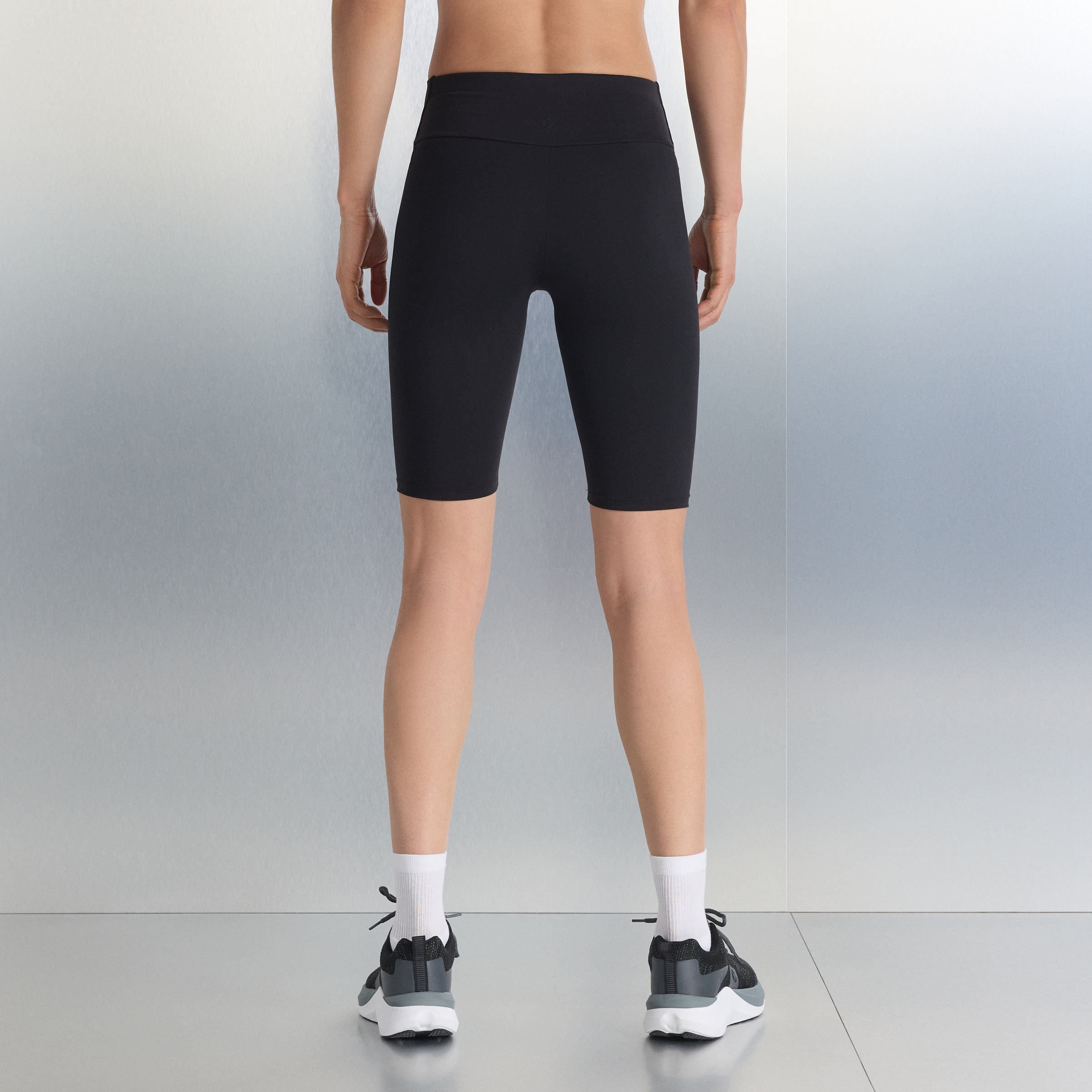 Leggings Tipo Calções de Ciclista de Training de Mulher Preto-3