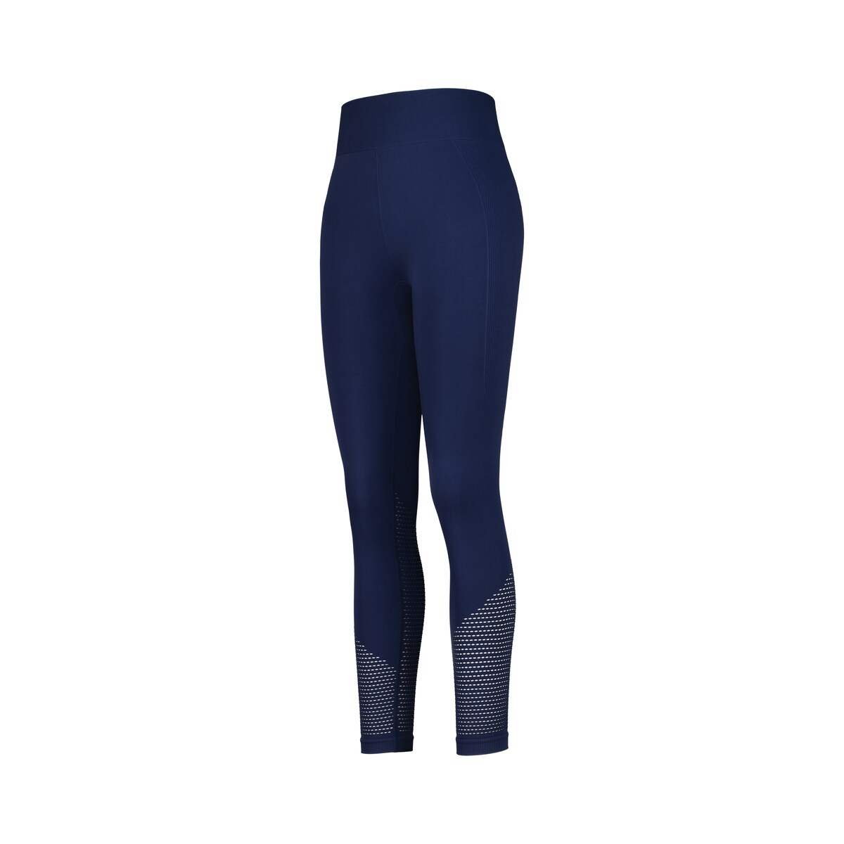 Leggings Seamless de Yoga de Mulher Azul-4