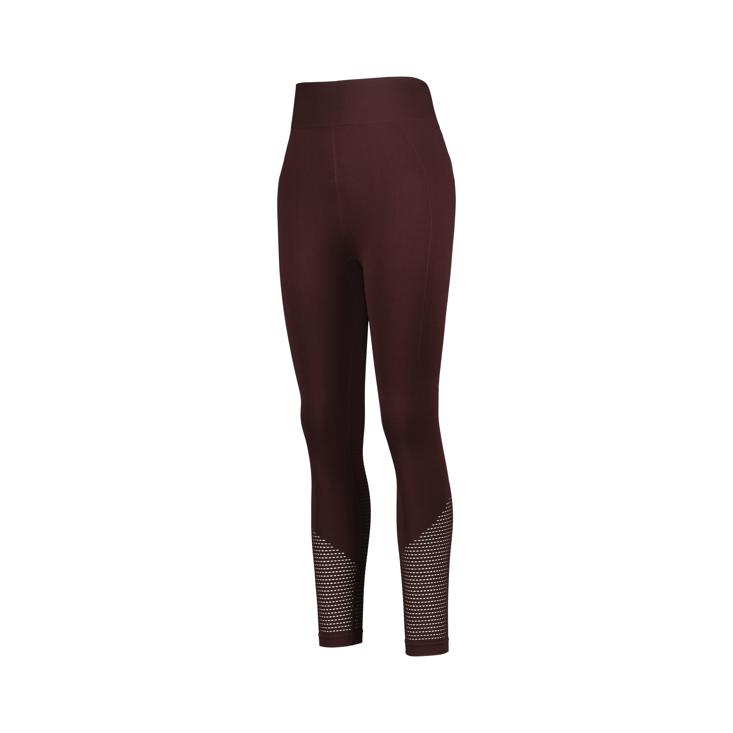 Leggings Seamless de Yoga de Mulher Bordeaux-4