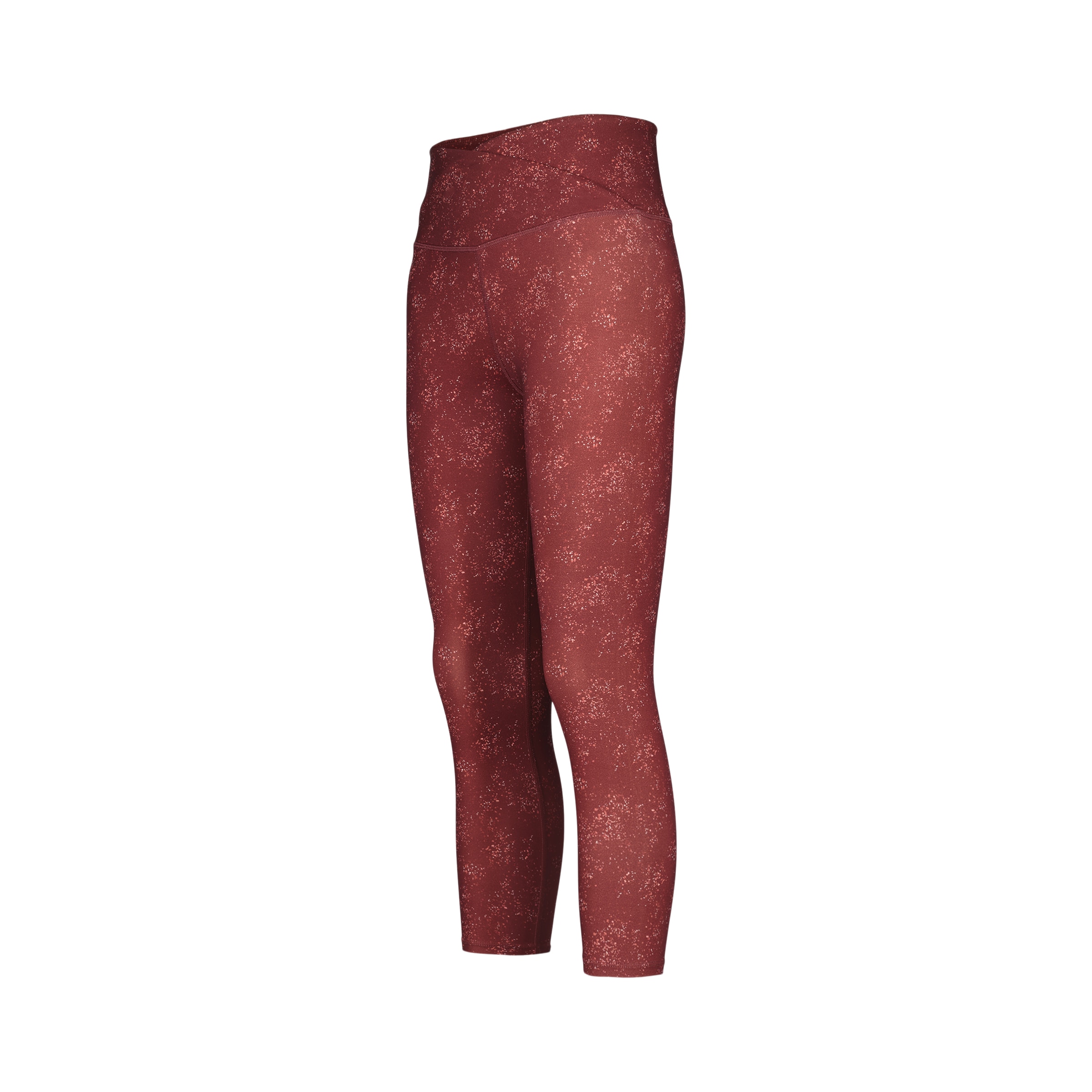 Leggings 7/8 de Yoga Estampadas de Mulher Terracota-4
