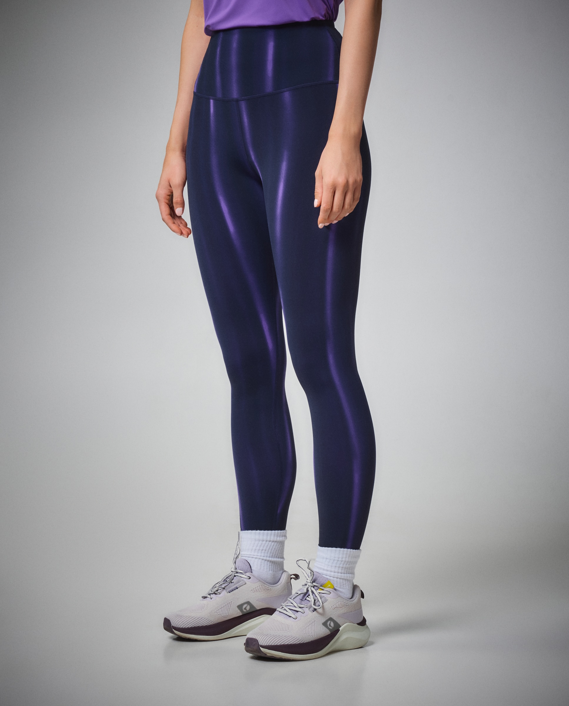 Leggings de Training Estampadas de Mulher Azul-2